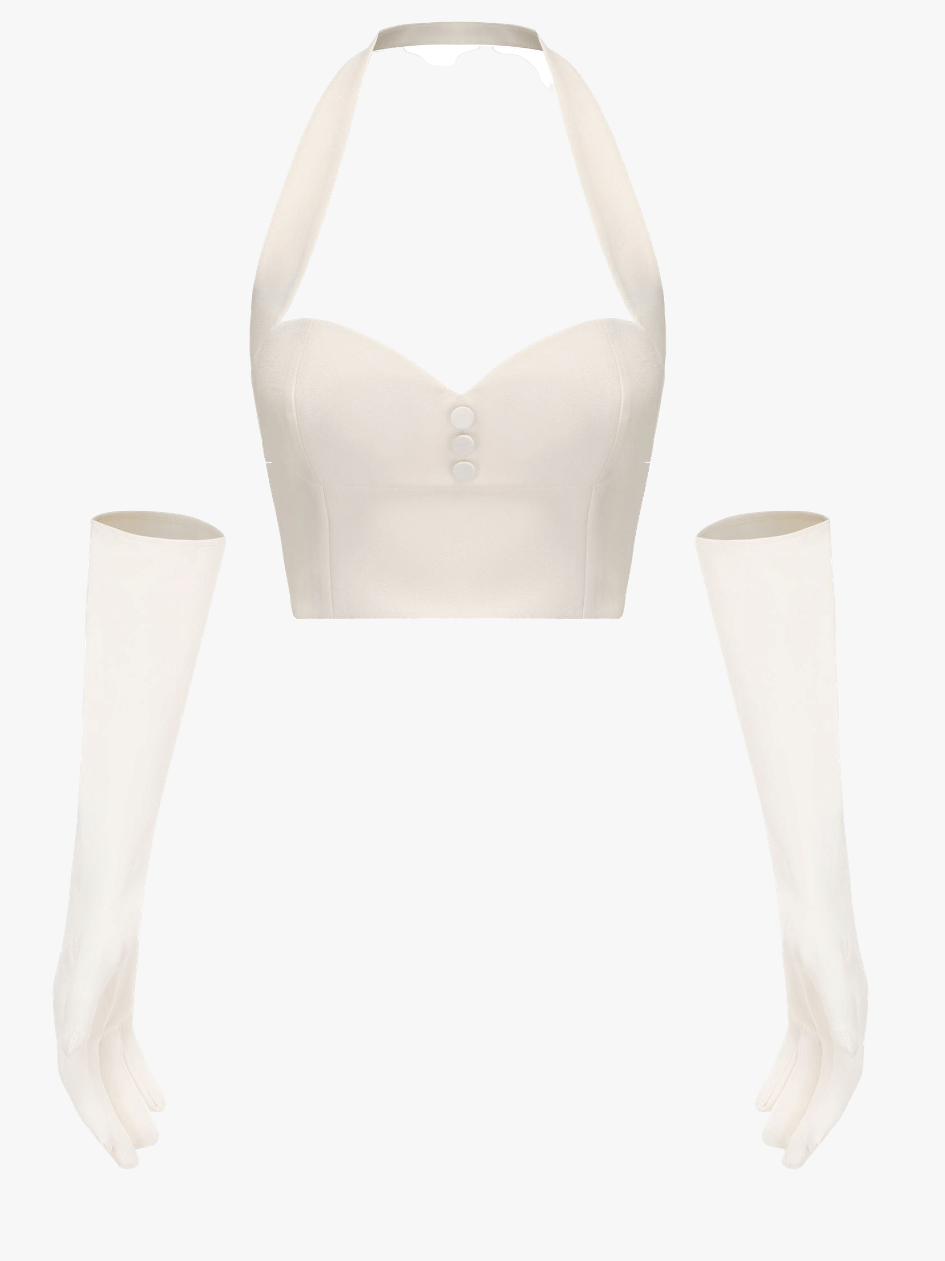 Anastasia Top (White) made by Nana Jacqueline