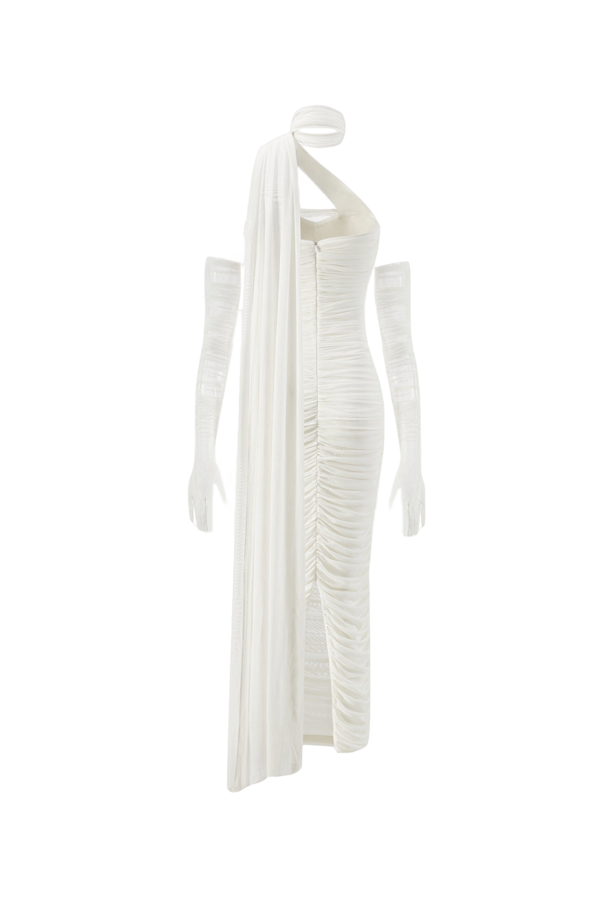 Gia Dress (White) made by Nana Jacqueline