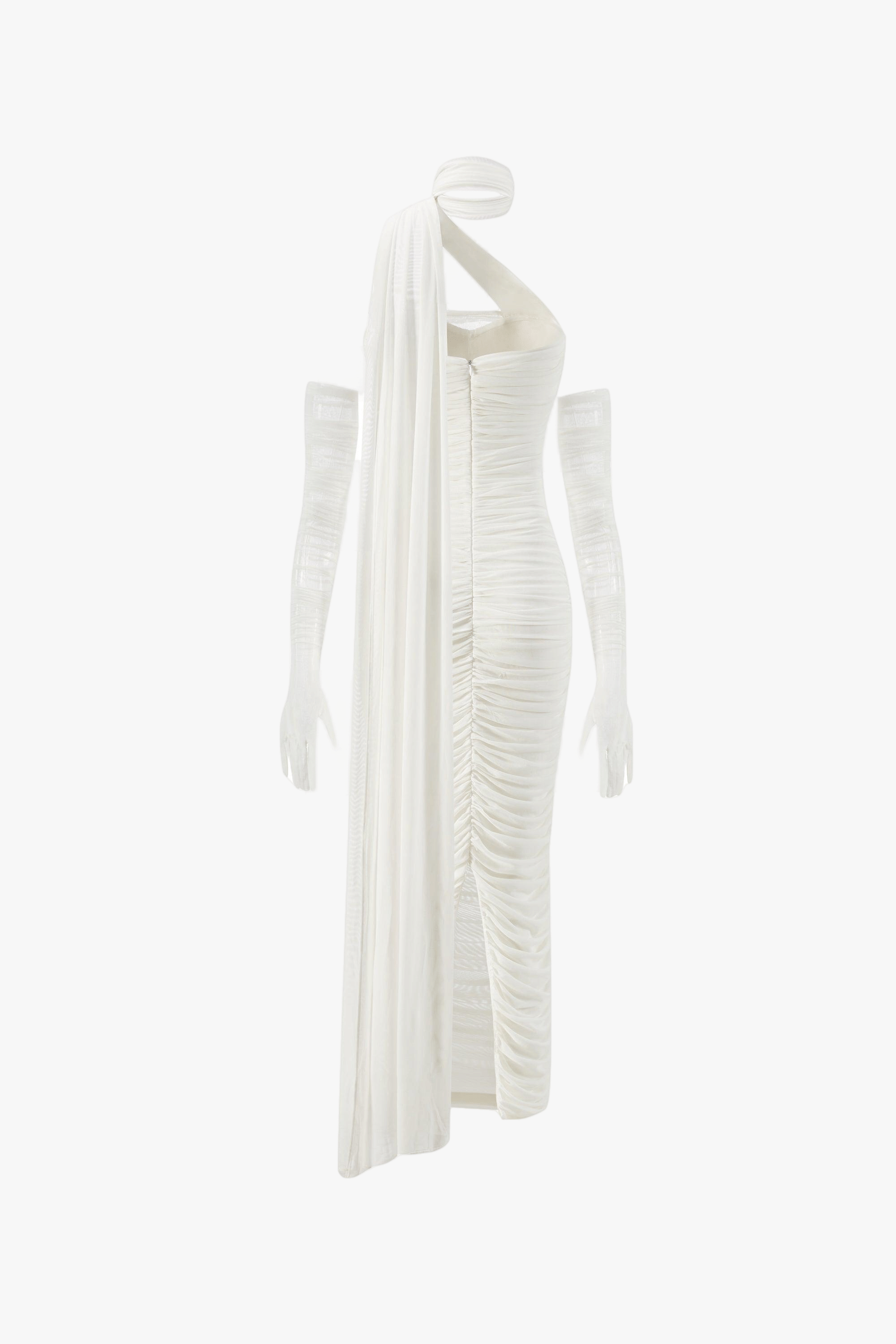 Gia Dress (White) made by Nana Jacqueline