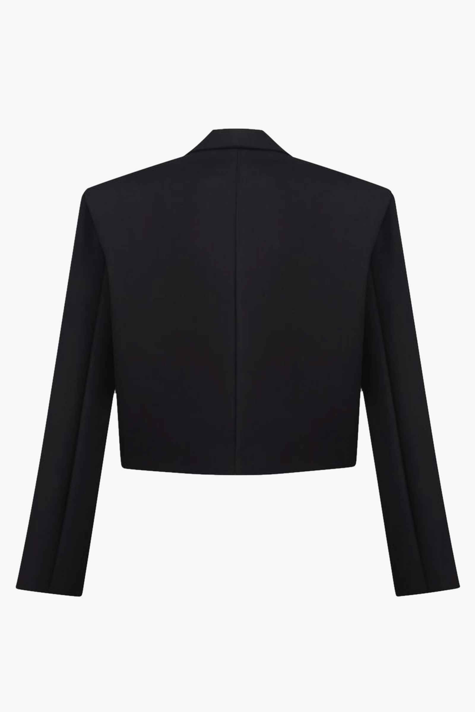 CROPPED OVERSIZED SPIRAL BLAZER in Black made by NUÉ