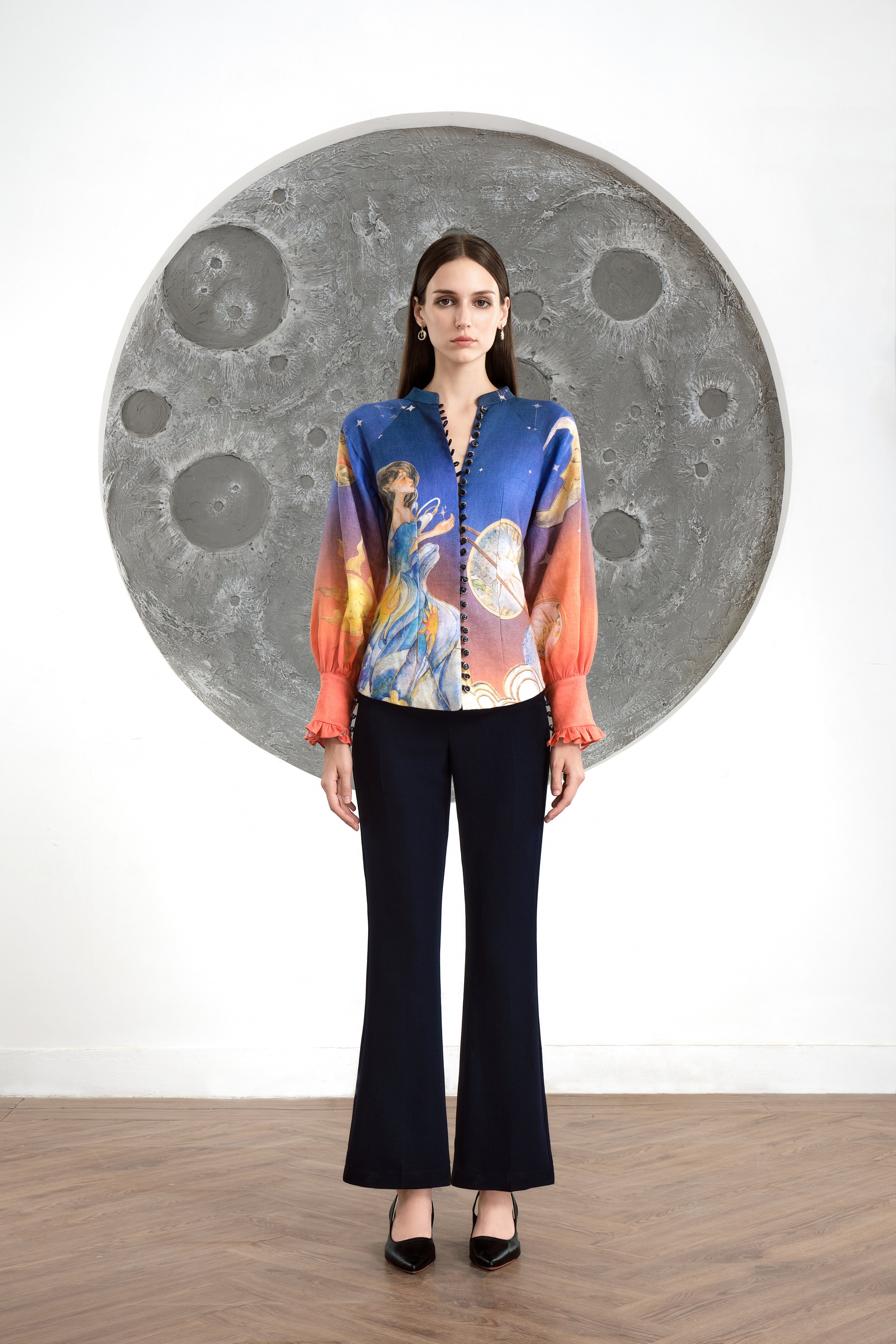 Starlit Mother Blouse made by JUSTIN TONG