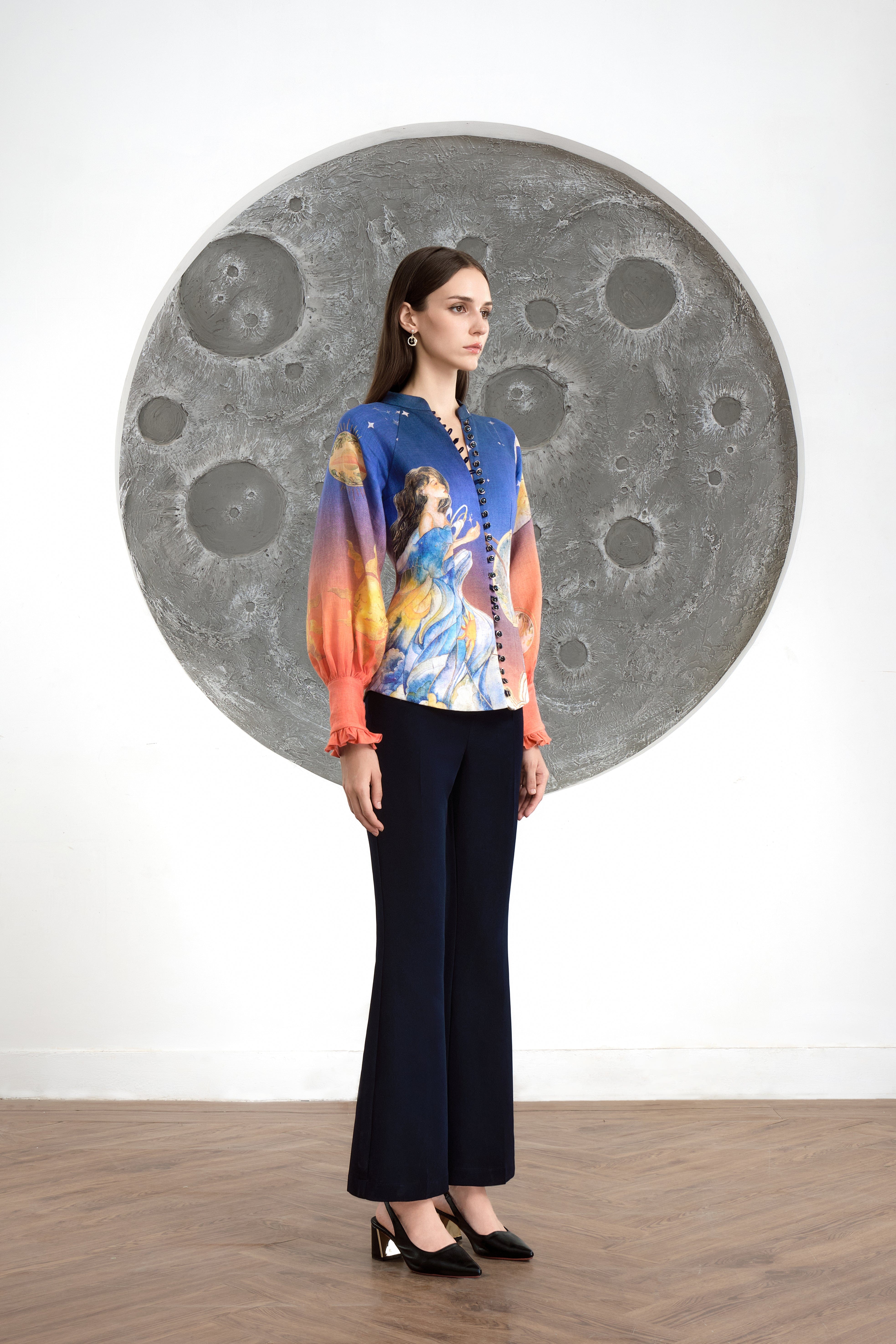 Starlit Mother Blouse made by JUSTIN TONG