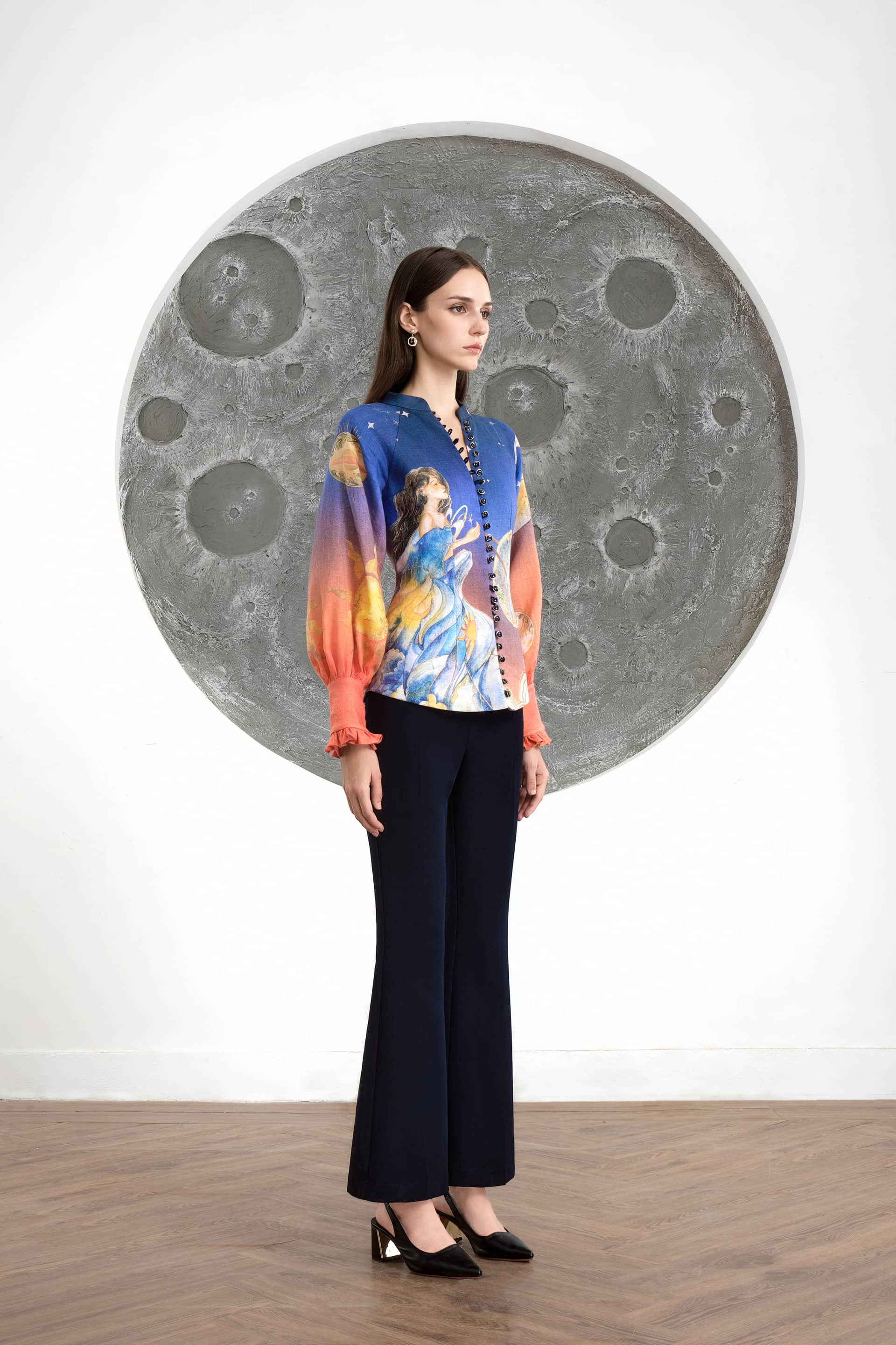 Starlit Mother Blouse made by JUSTIN TONG