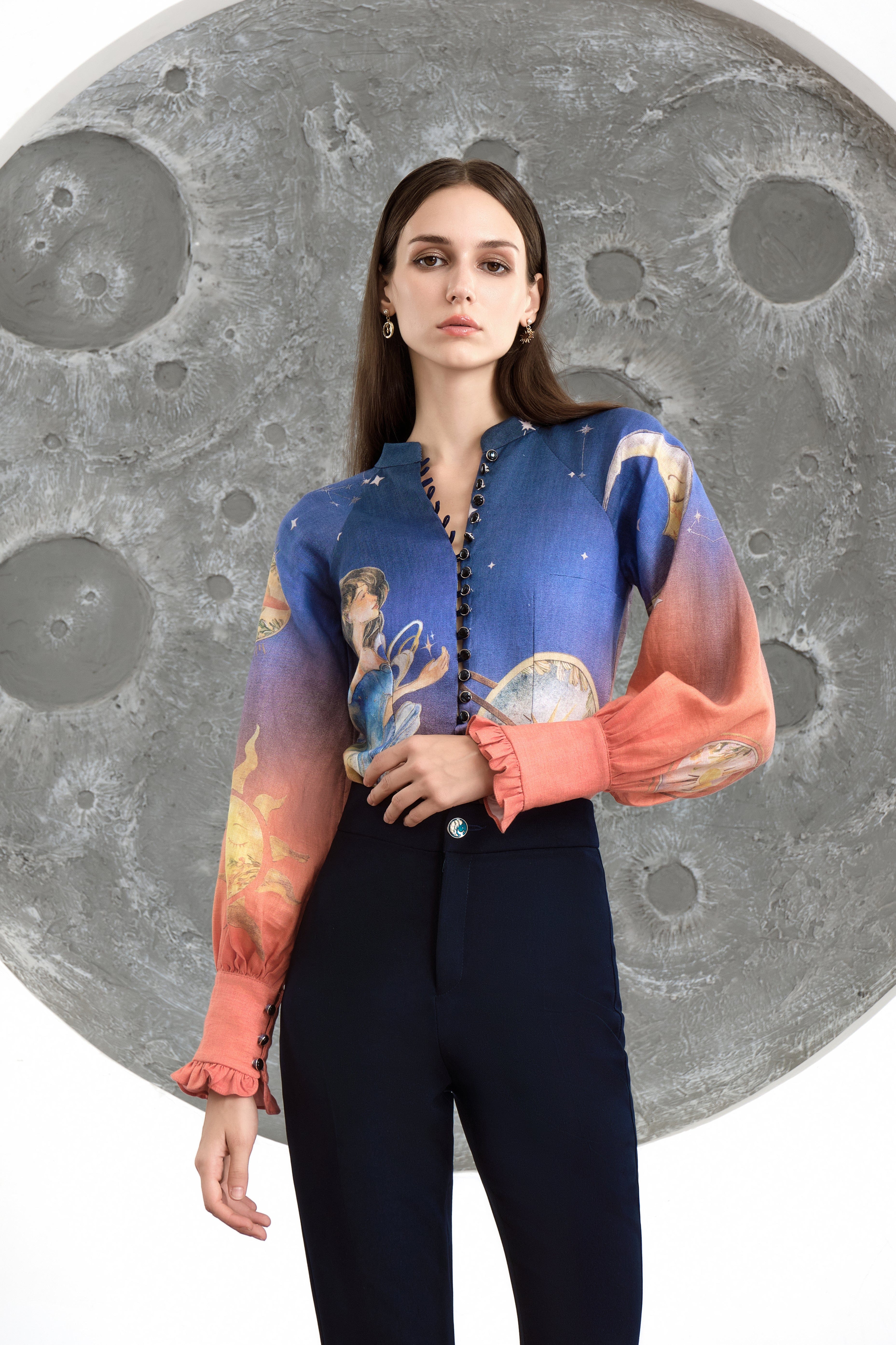 Starlit Mother Blouse made by JUSTIN TONG