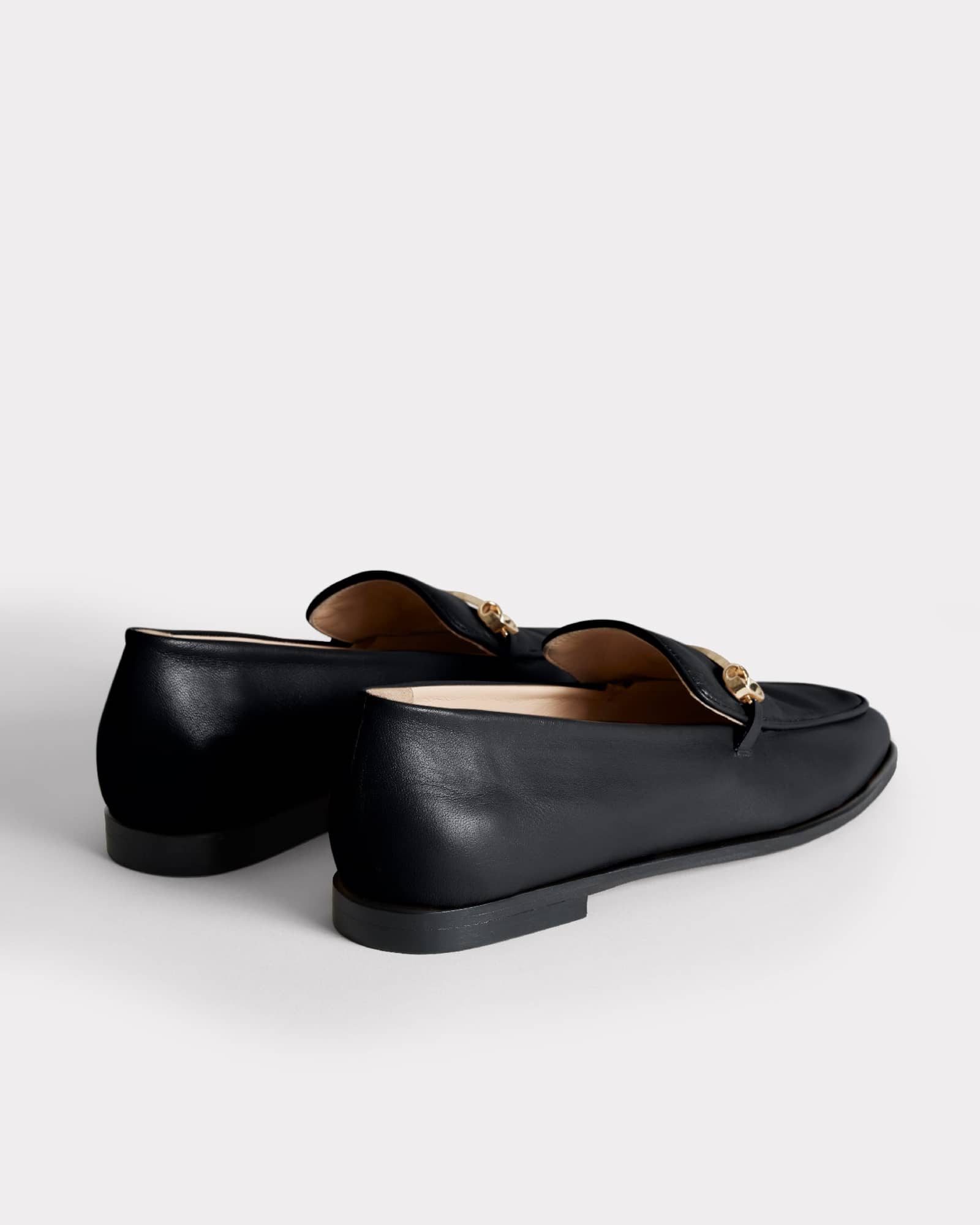 The Modern Moccasin - Black with hardware made by ESSEN