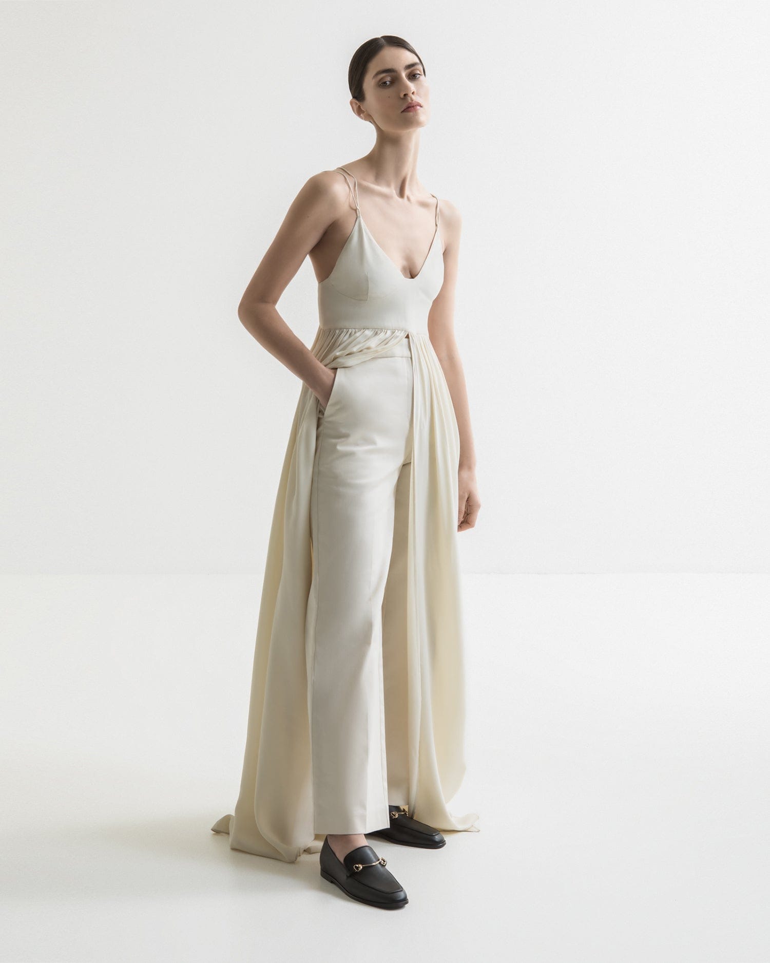 The Modern Moccasin - Black with hardware made by ESSEN