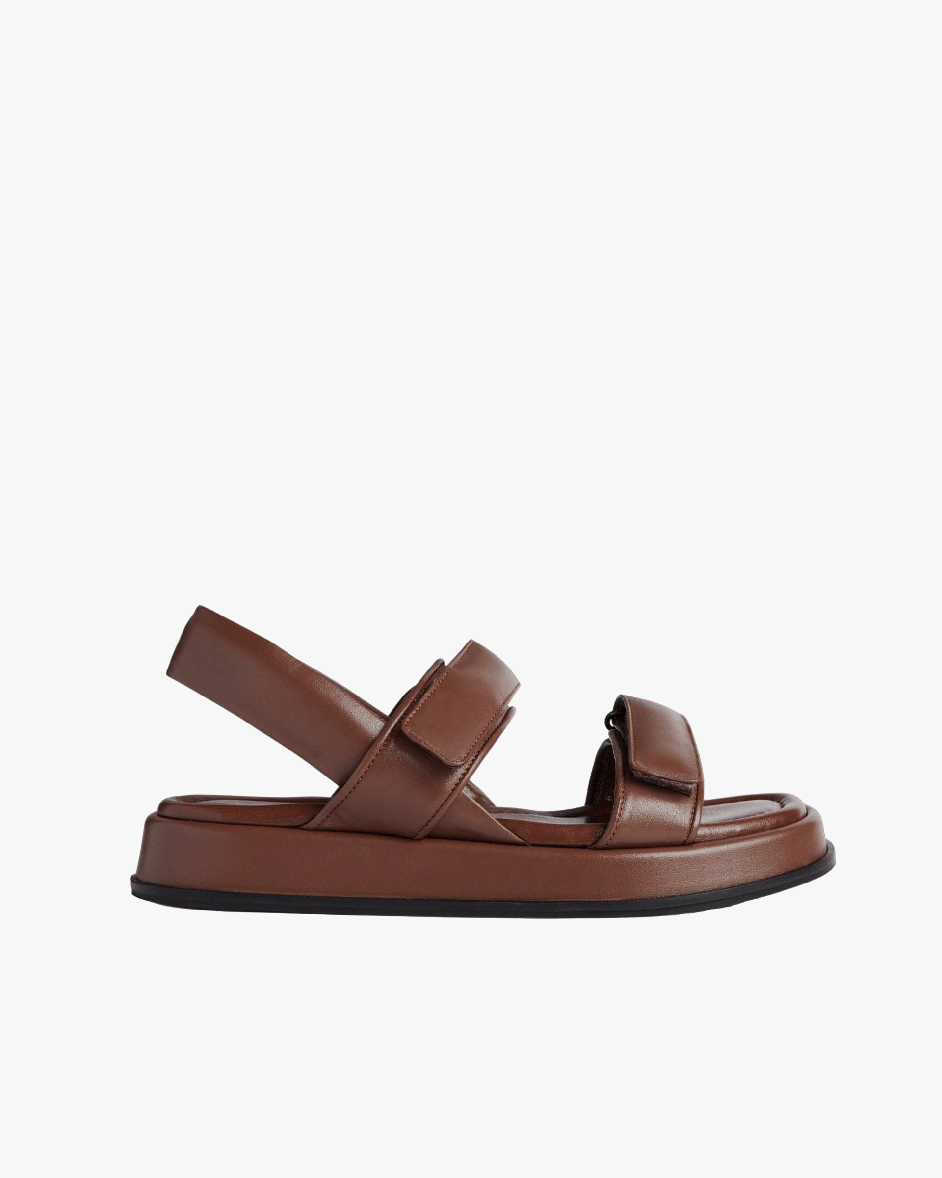 The Sporty Sandal - Chocolate made by ESSEN
