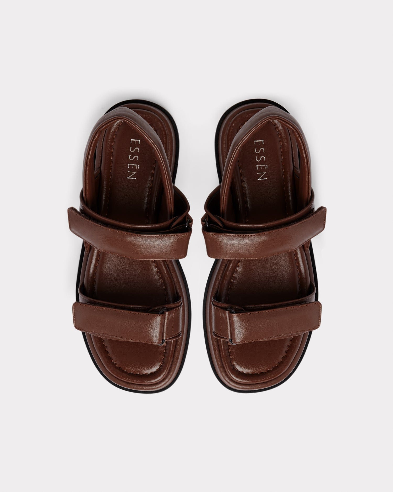 The Sporty Sandal - Chocolate made by ESSEN