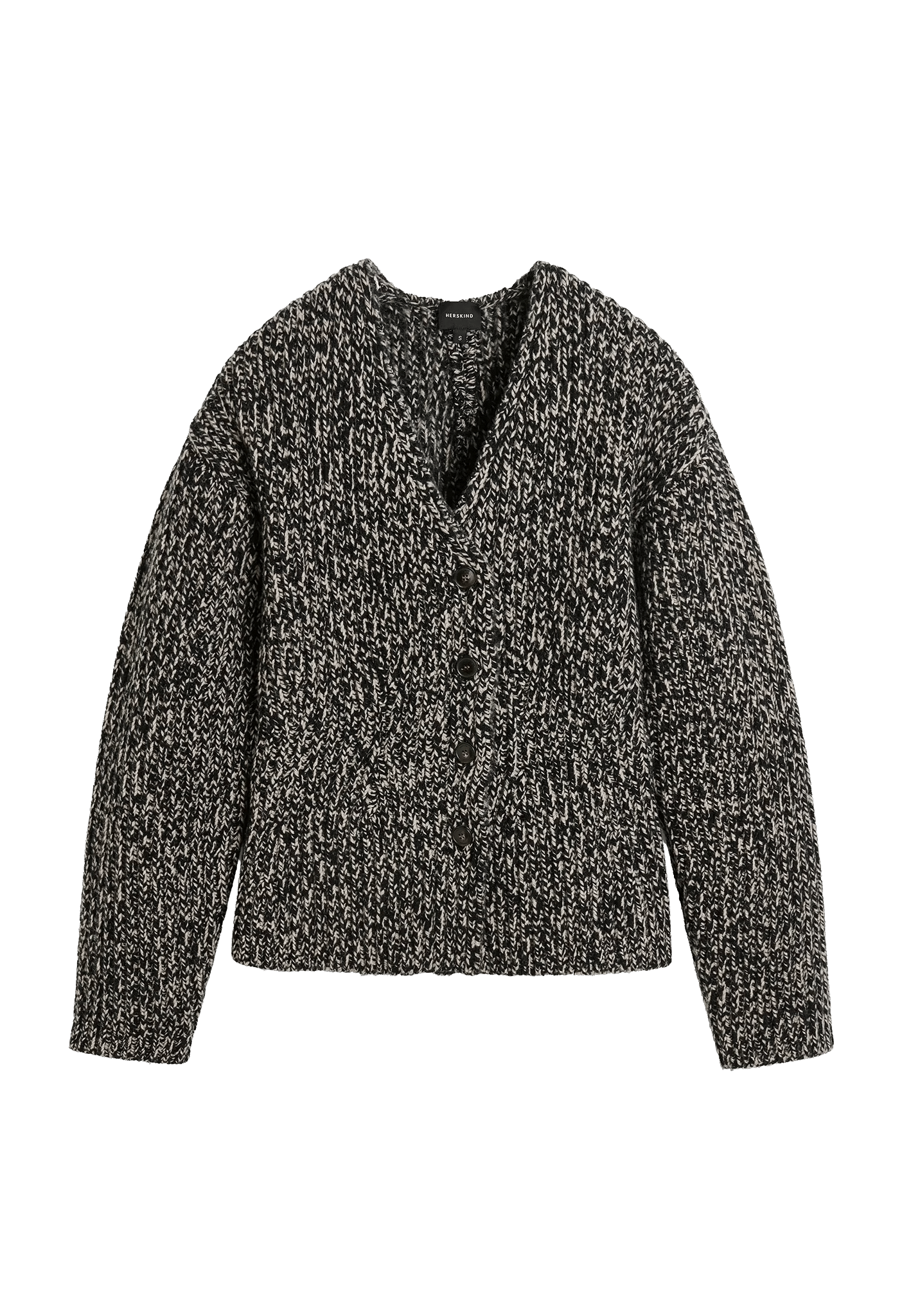 Sabina Knit Jacket - Salt & Peber made by HERSKIND