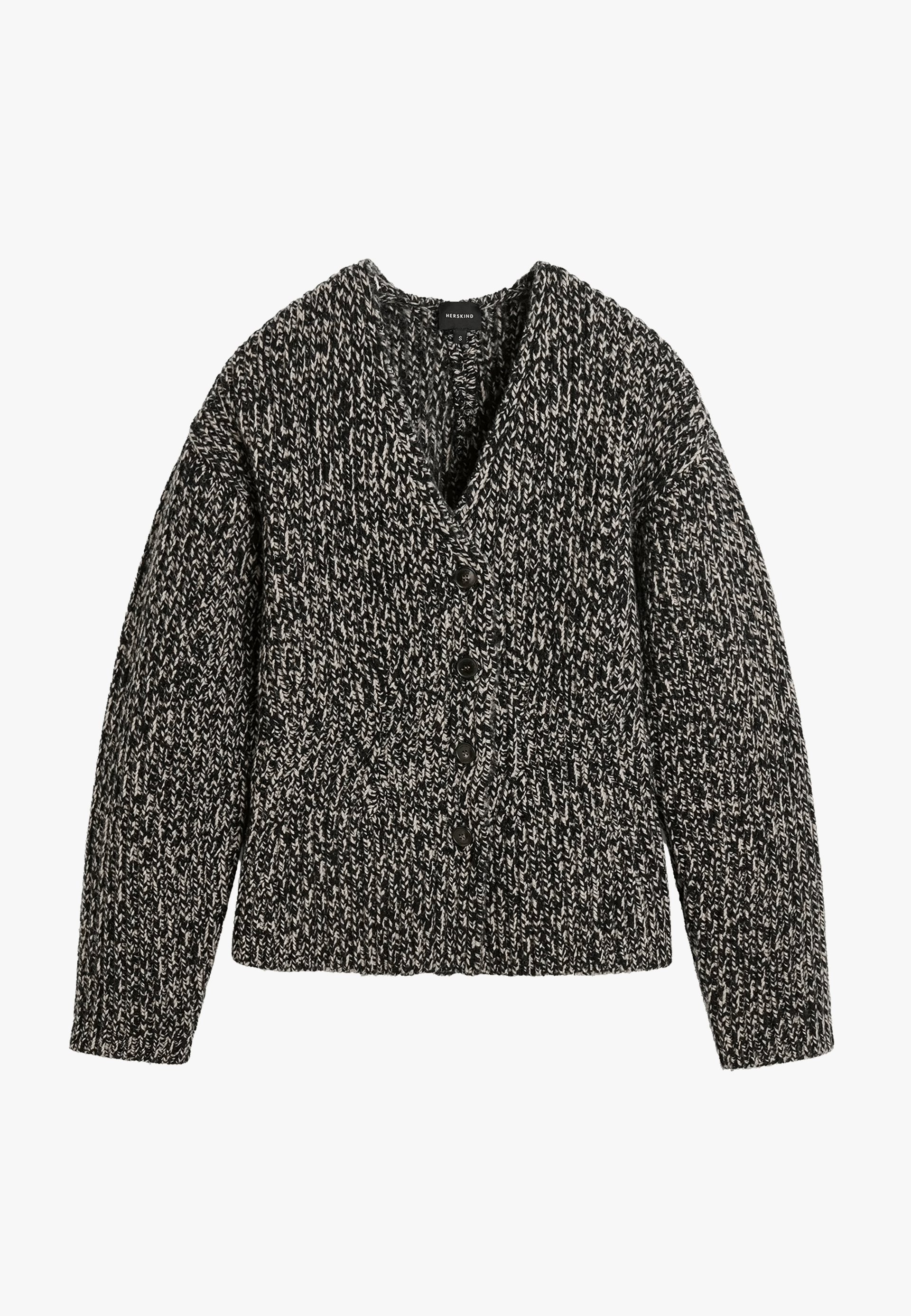 Sabina Knit Jacket - Salt & Peber made by HERSKIND