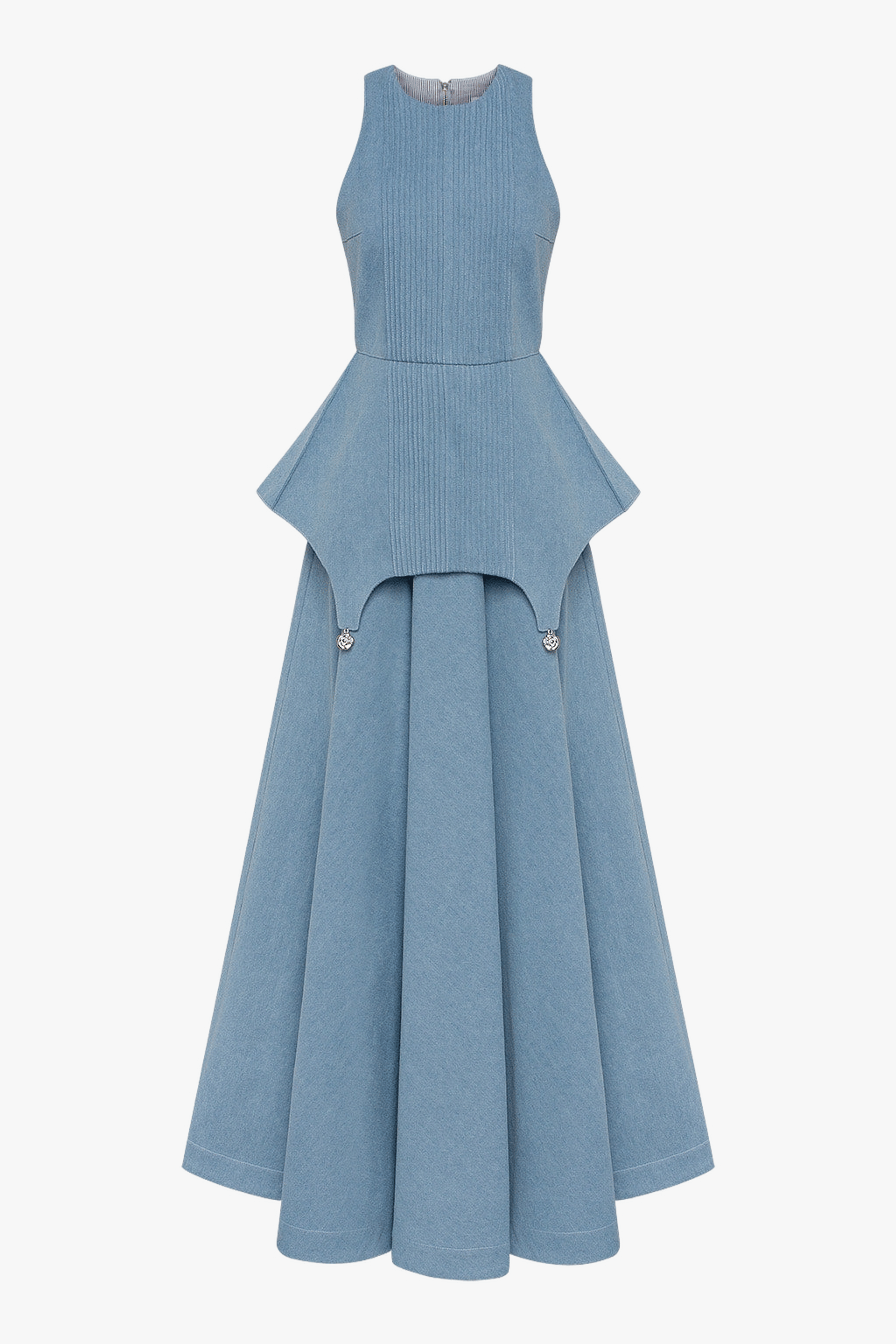 Denim Maxi Dress made by Guranda