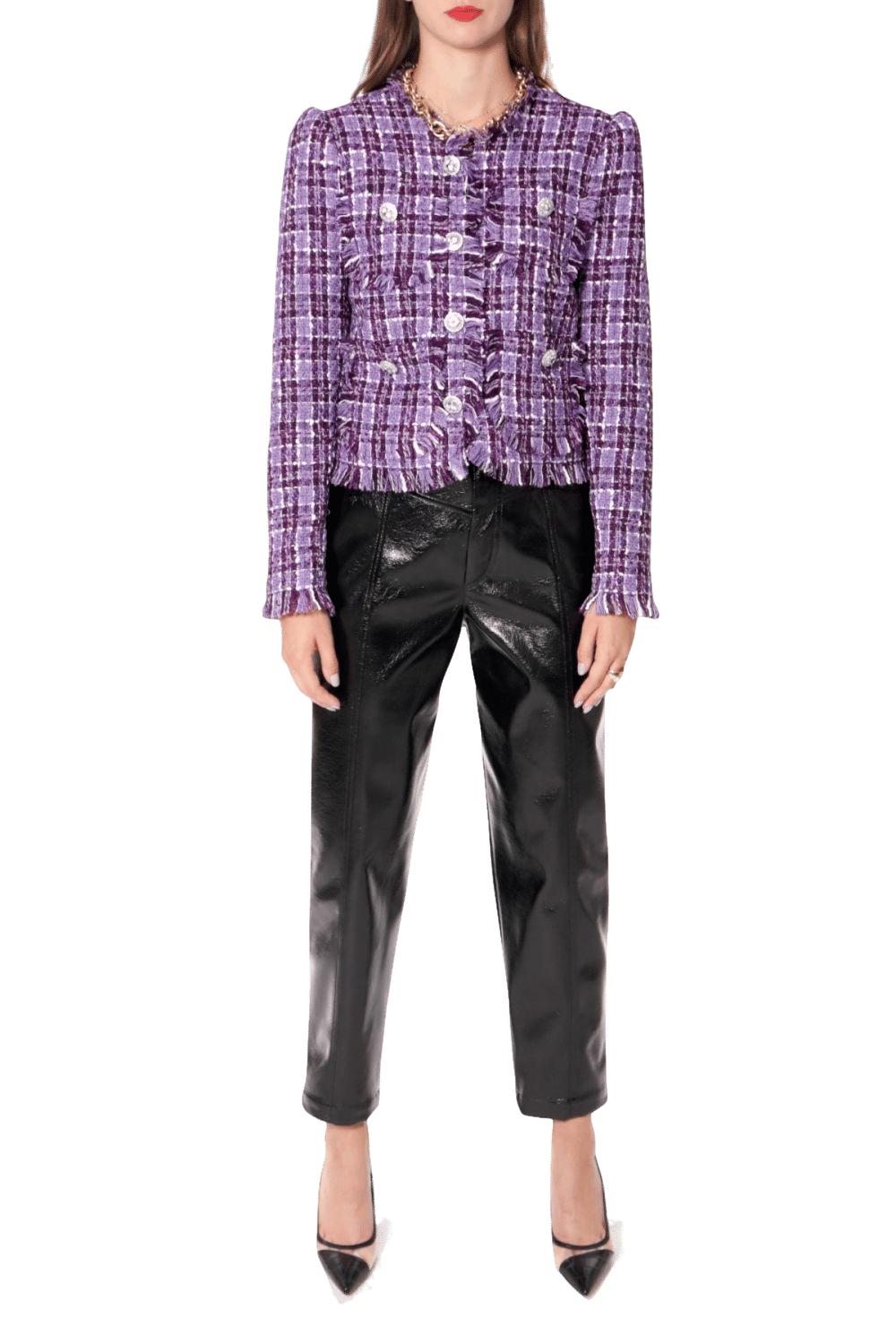 Blazer Valentina Royal Lilac in Purple made by HALEWSKI