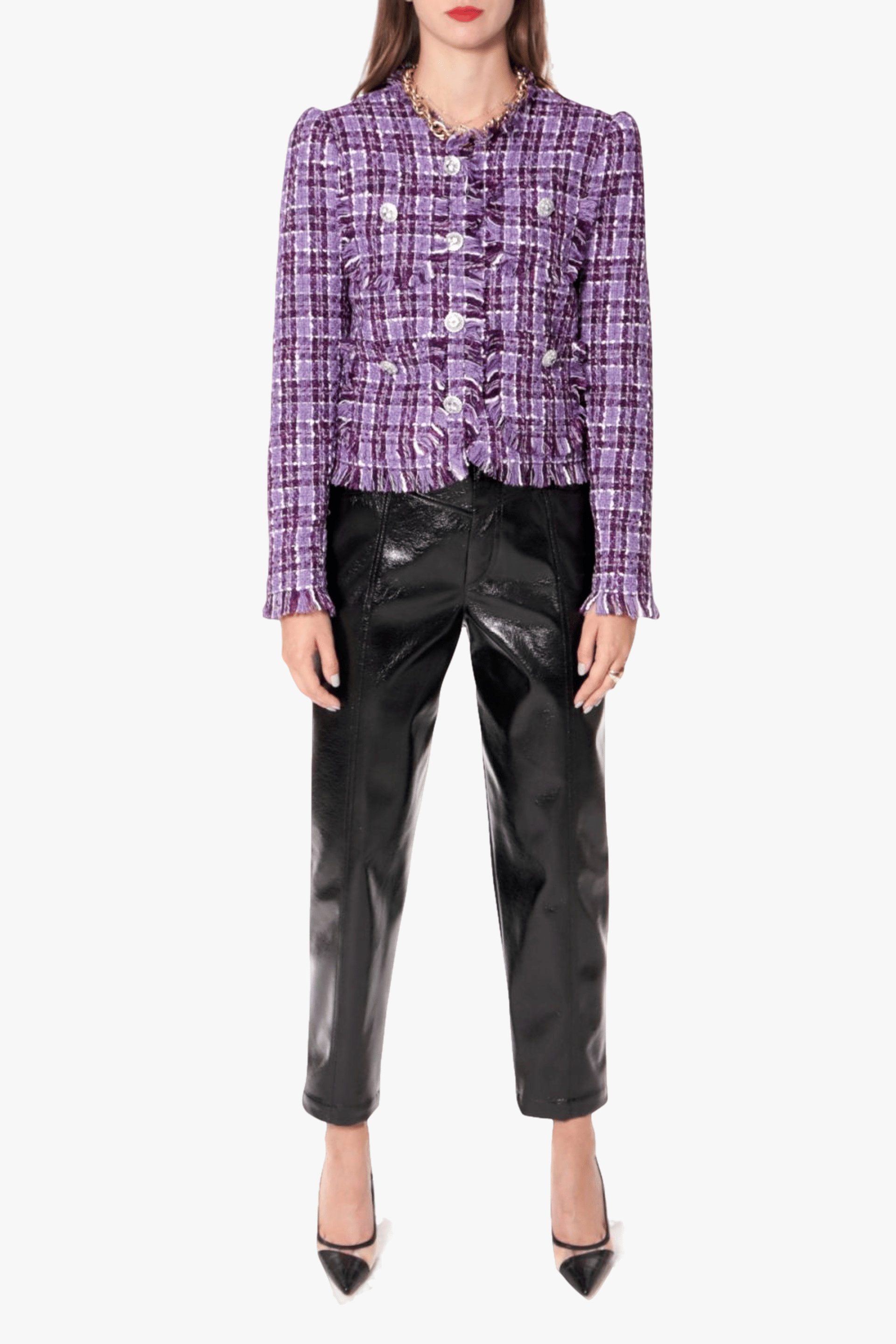 Blazer Valentina Royal Lilac in Purple made by HALEWSKI