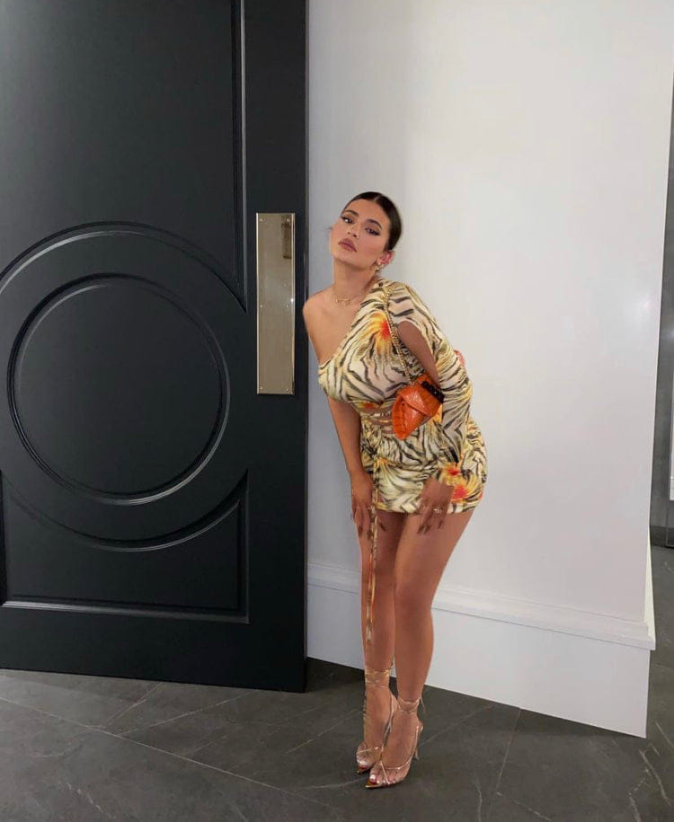 Ghalia - Orange - Clutch made by ALIEL