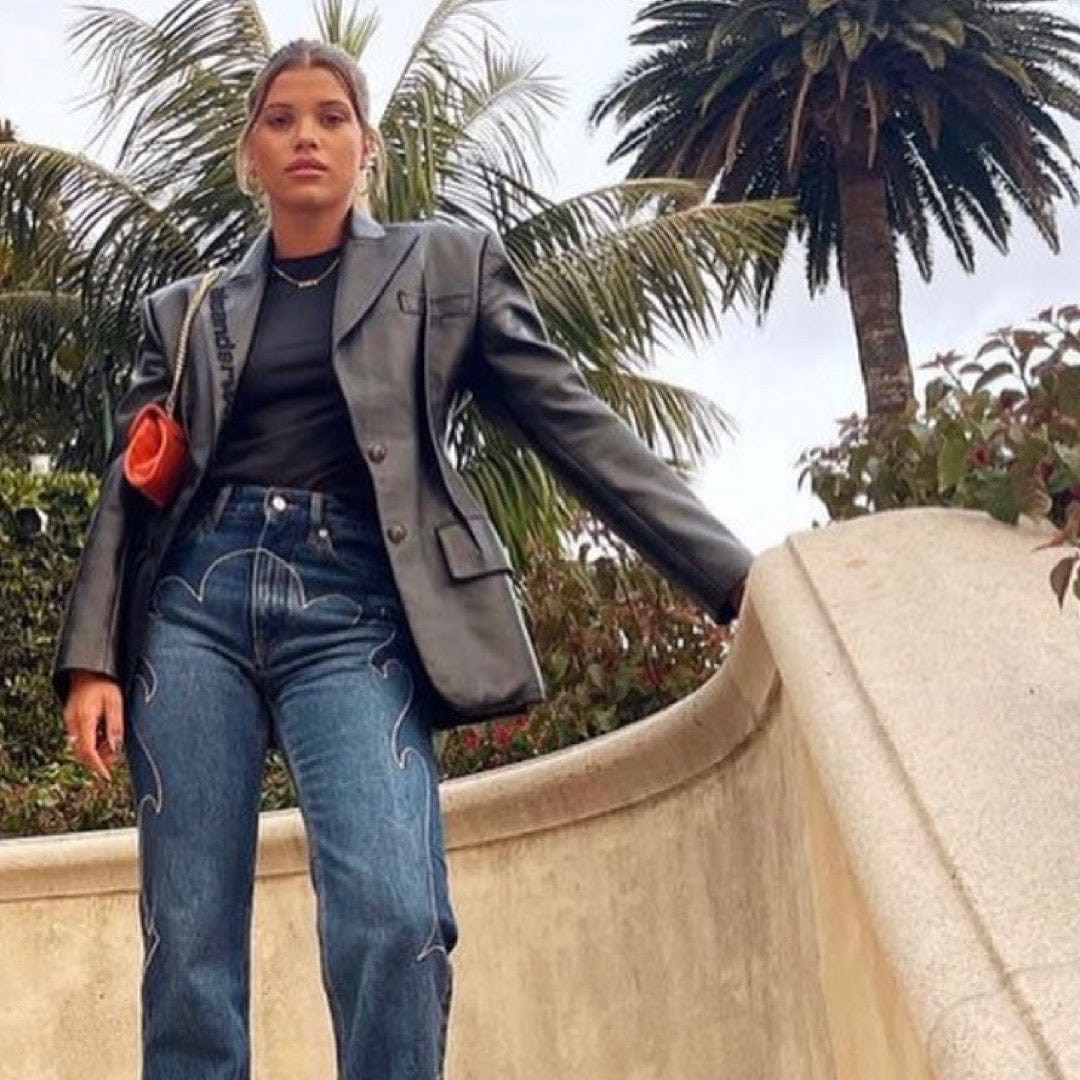 Ghalia - Orange - Clutch made by ALIEL