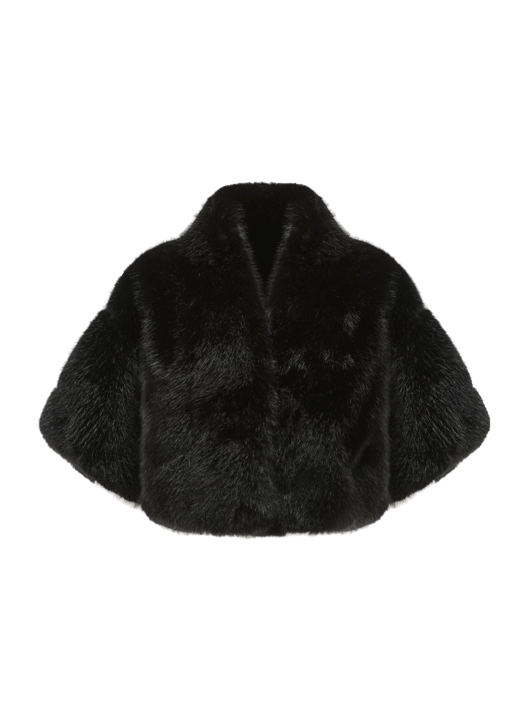 Sophia Fur Coat (Black) in Black made by Nana Jacqueline