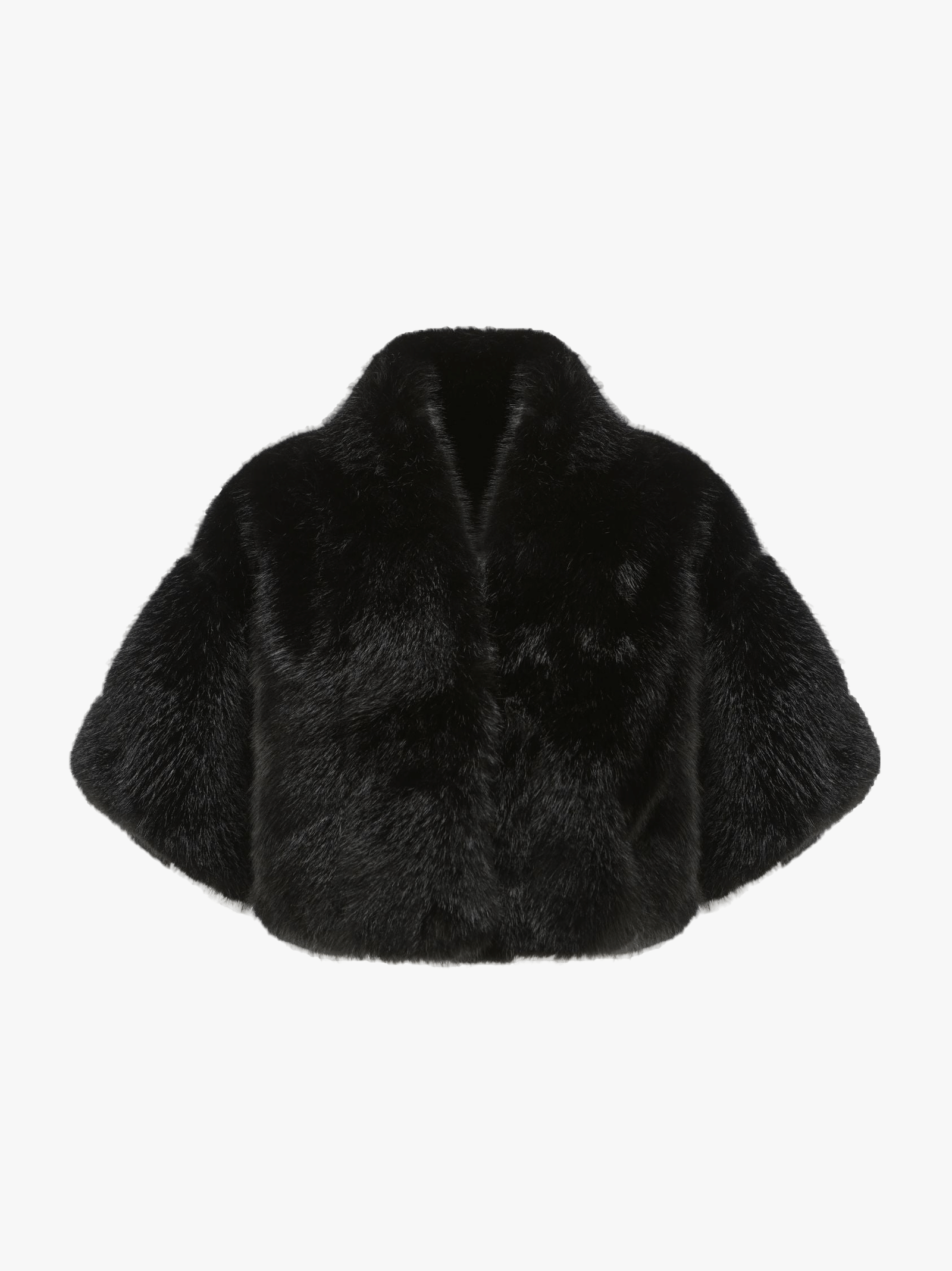 Sophia Fur Coat (Black) in Black made by Nana Jacqueline