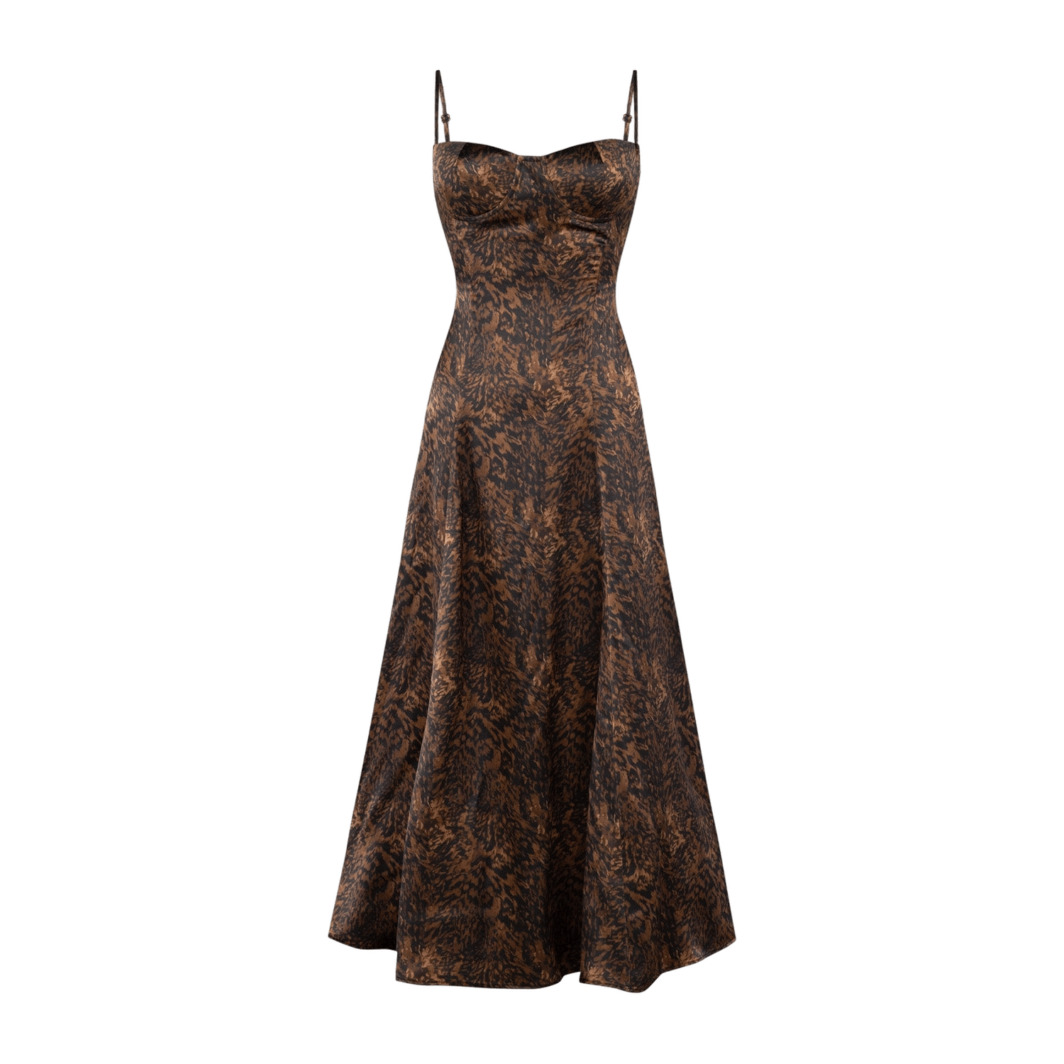 YOUR *ITCH SILK DRESS - LEOPARD made by PCFG