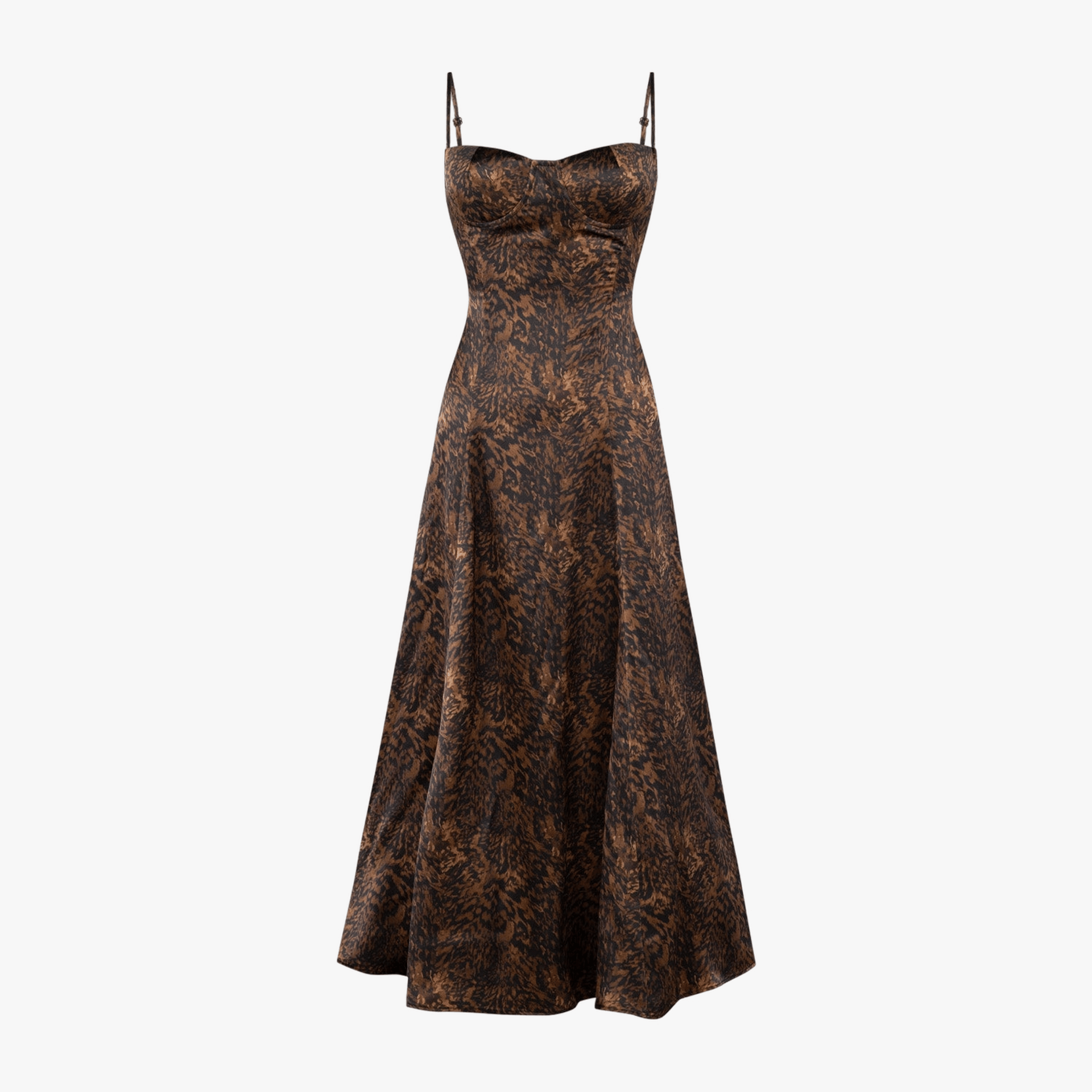 YOUR *ITCH SILK DRESS - LEOPARD made by PCFG