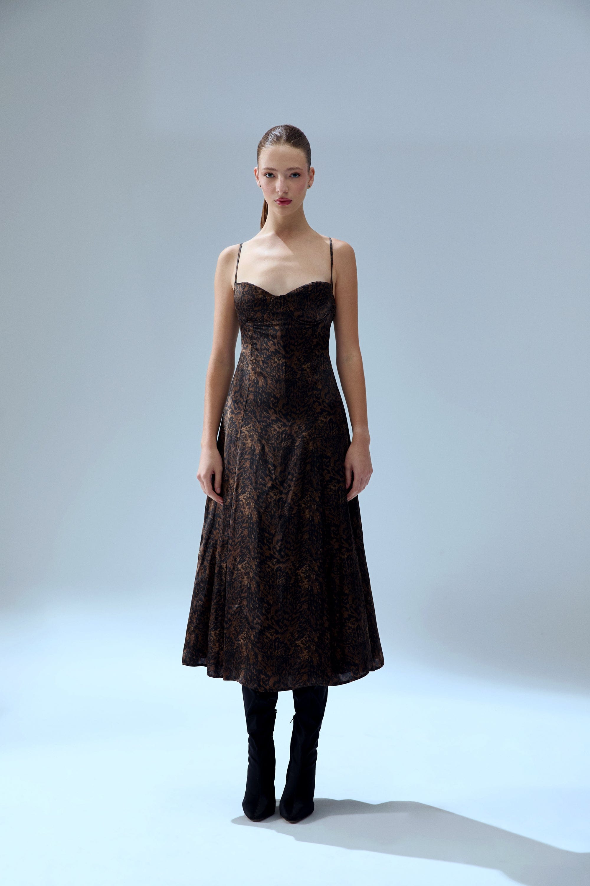 YOUR *ITCH SILK DRESS - LEOPARD made by PCFG