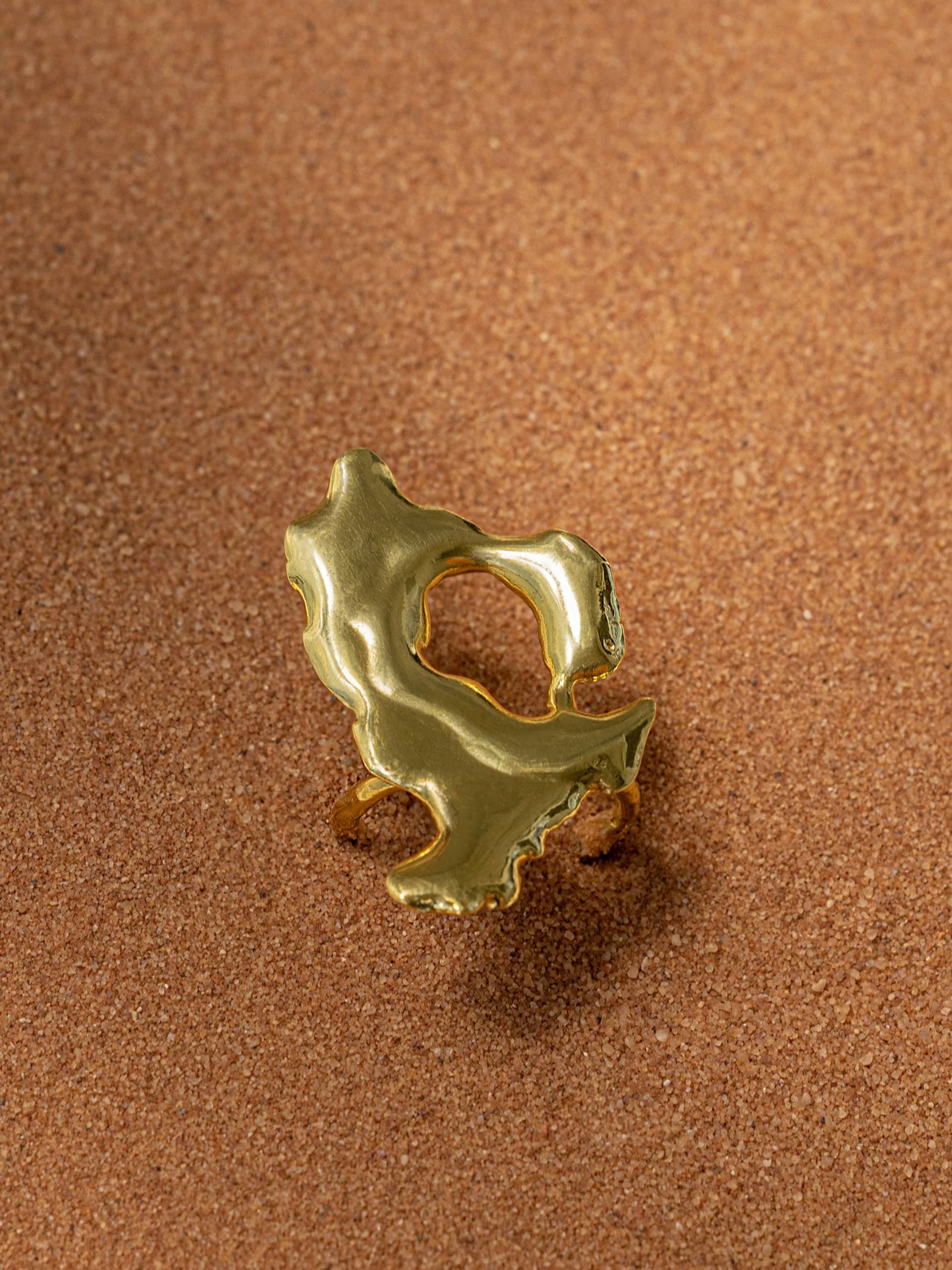 Euphoria Universe Ring Gold in Gold made by Eva Remenyi