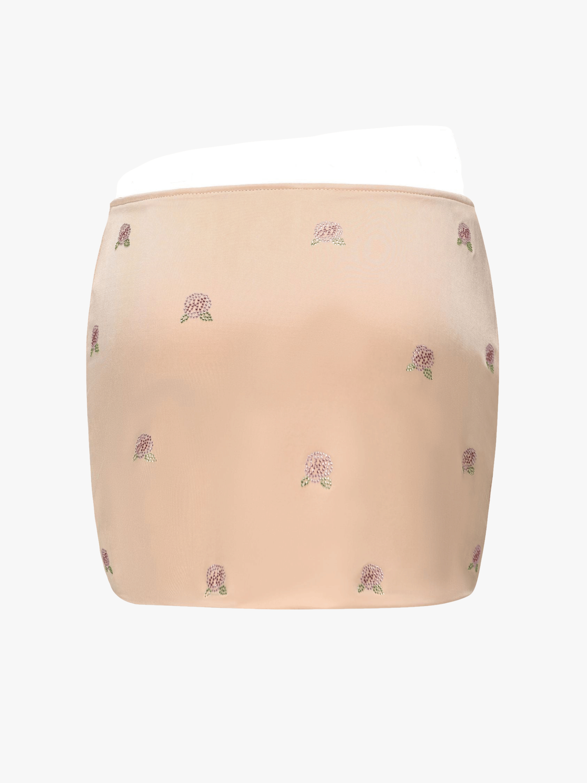 Rosana Embroidered Skirt (Tan) (Final Sale) in Beige made by Nana Jacqueline