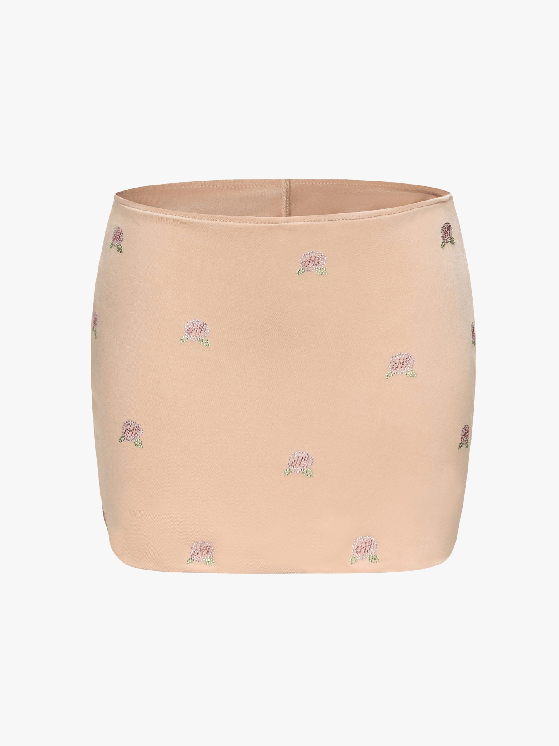 Rosana Embroidered Skirt (Tan) (Final Sale) in Beige made by Nana Jacqueline