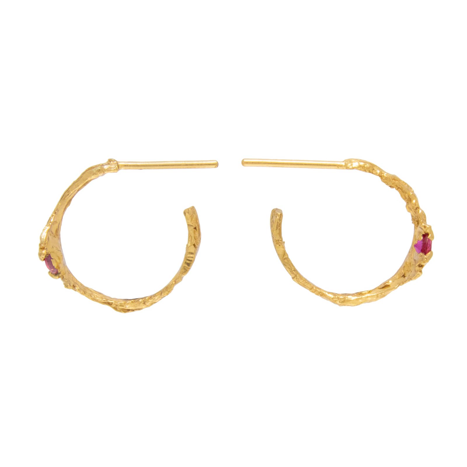 Ima Ruby Earrings made by Loveness Lee