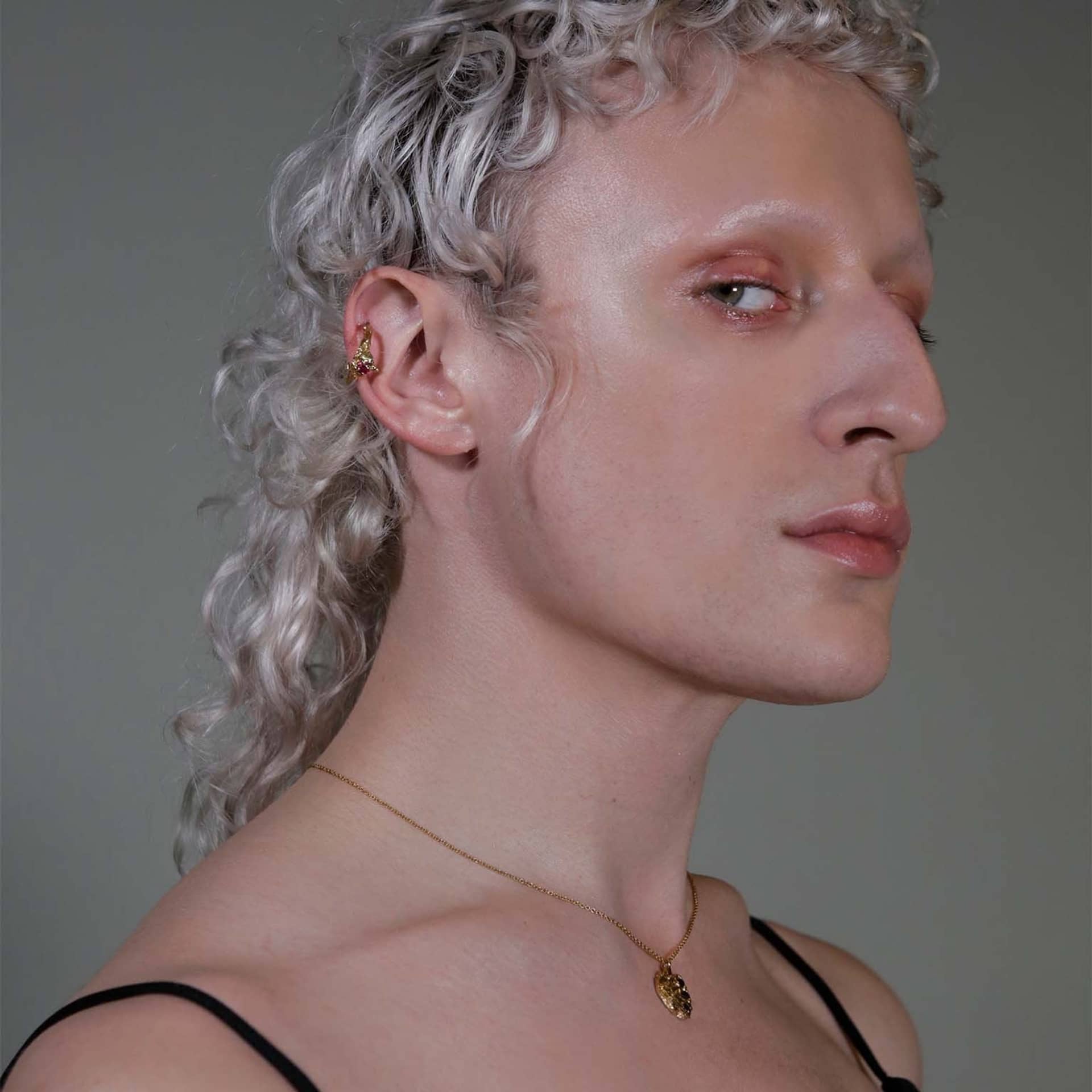 Ima Ruby Earrings made by Loveness Lee