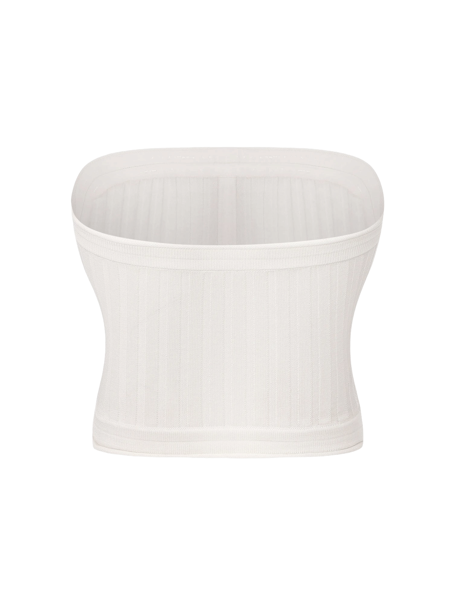 Tessa White Knit Tube Top made by Nana Jacqueline