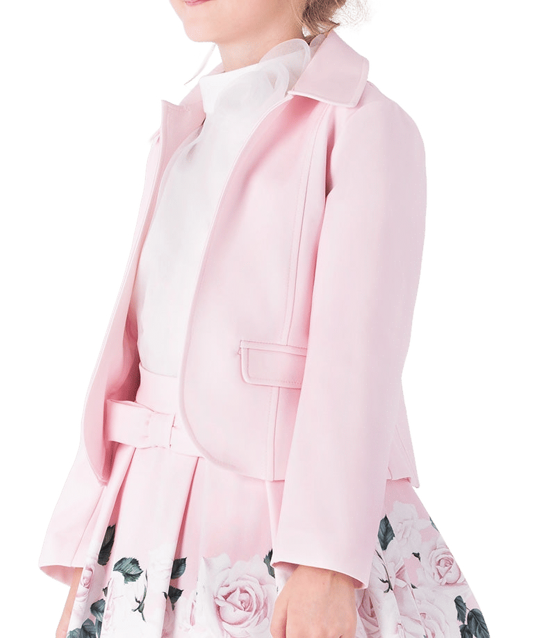 Classic Pink Girls Jacket made by Mama Luma