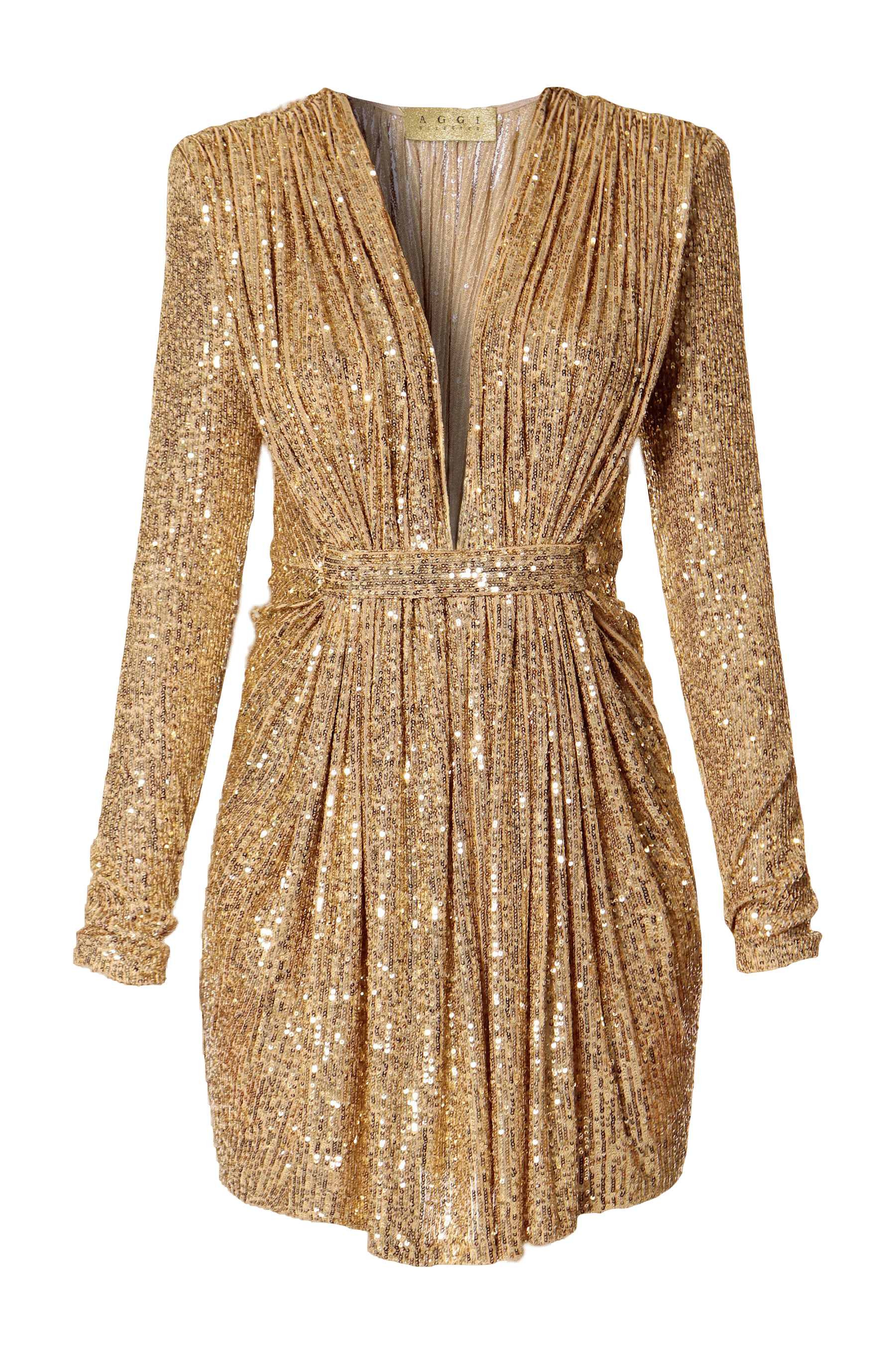 Dress Roxie Gold Diamond made by HALEWSKI