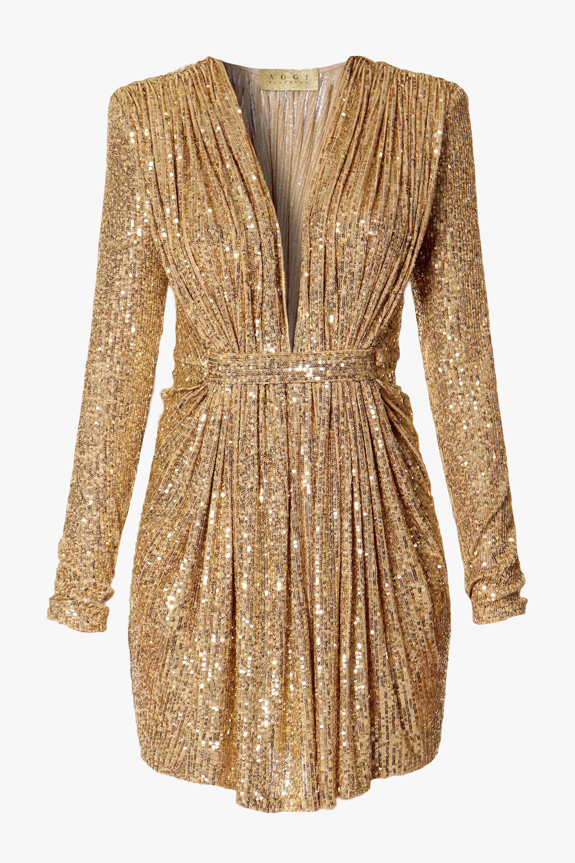 Dress Roxie Gold Diamond made by HALEWSKI