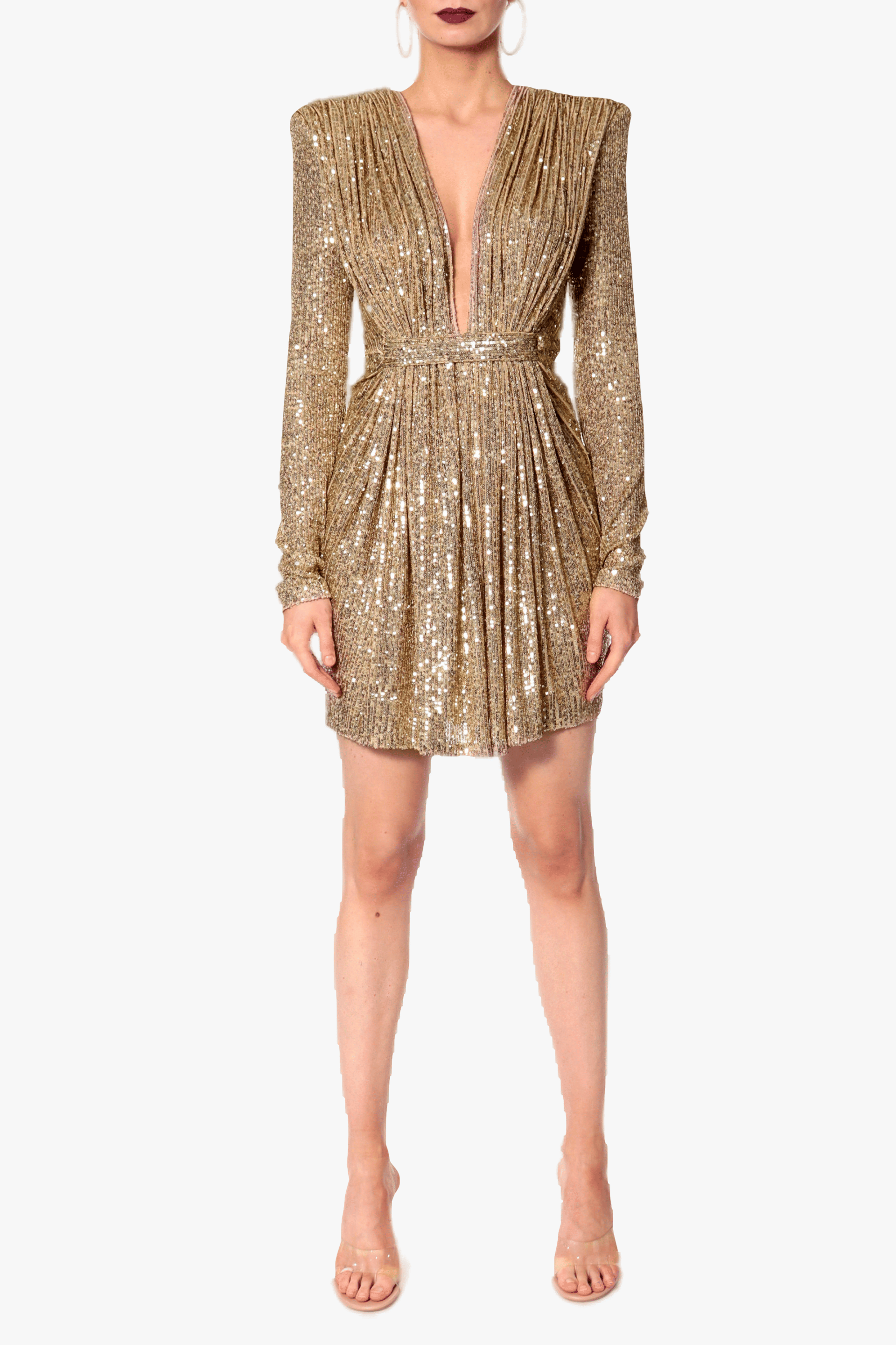 Dress Roxie Gold Diamond made by HALEWSKI