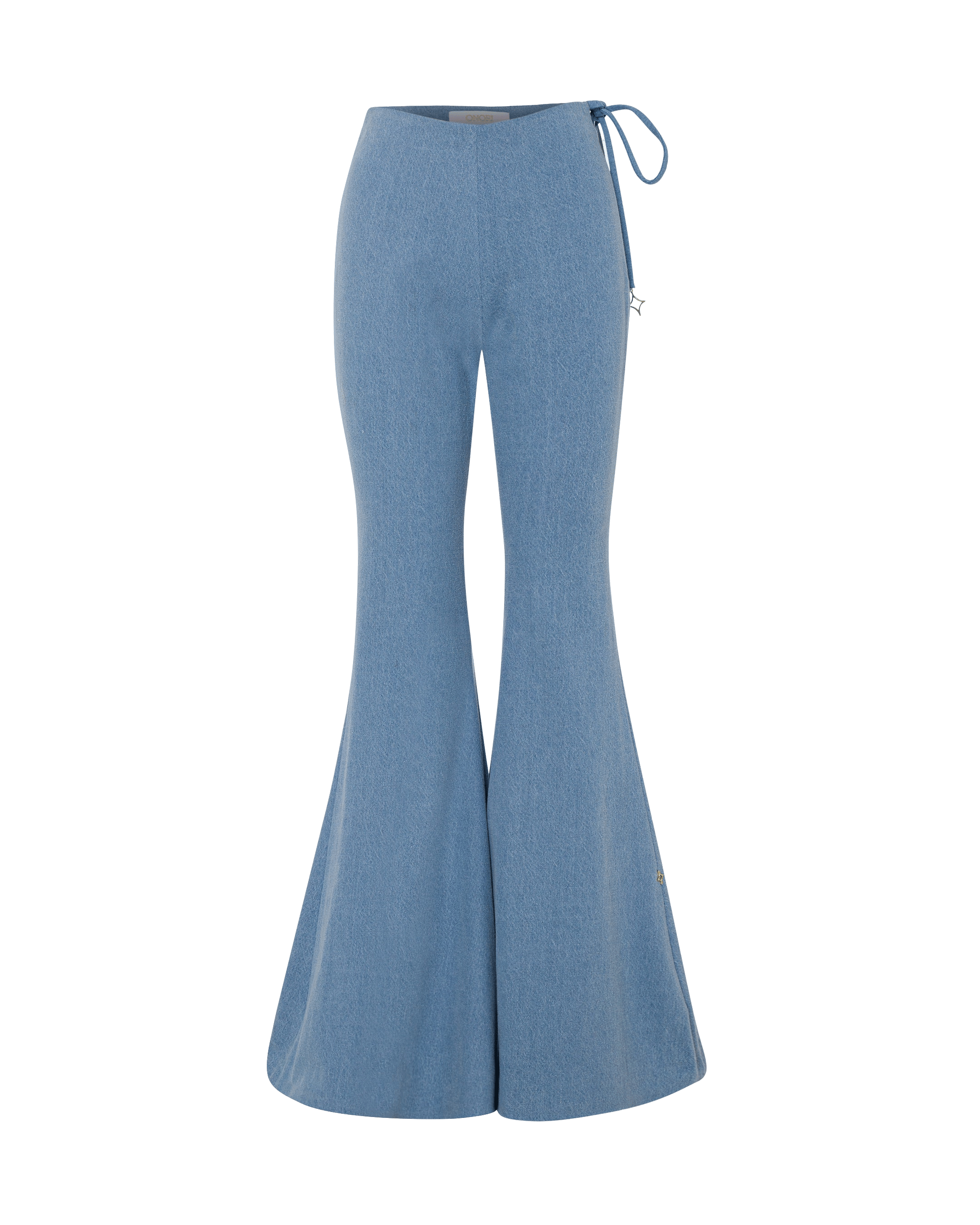 Denim Flared Pants made by ONORI