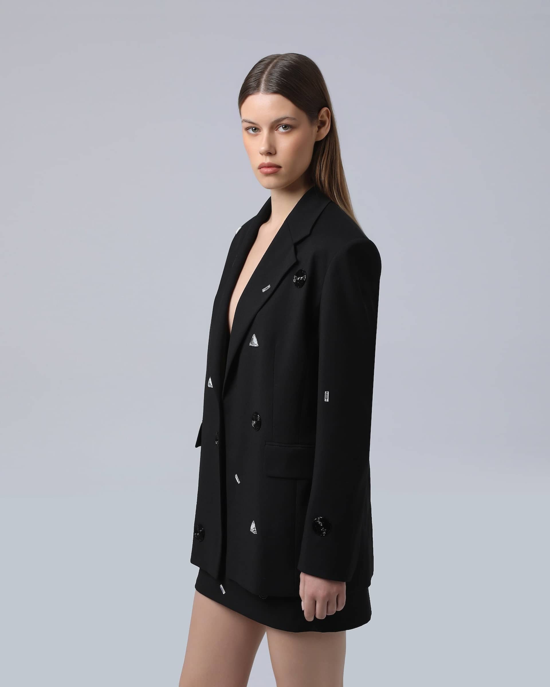 Oversized Embellished Blazer made by NDS The Label