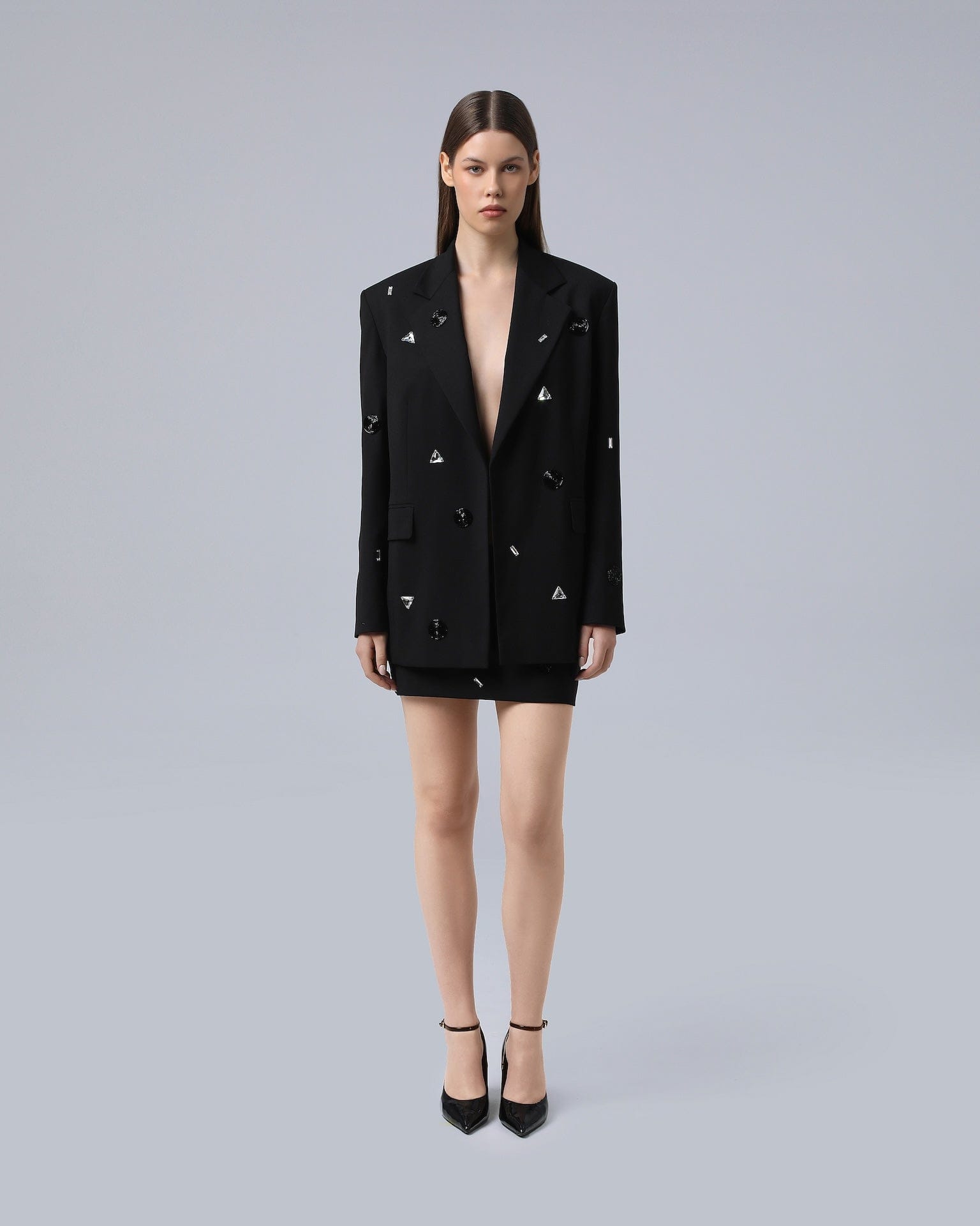 Oversized Embellished Blazer made by NDS The Label