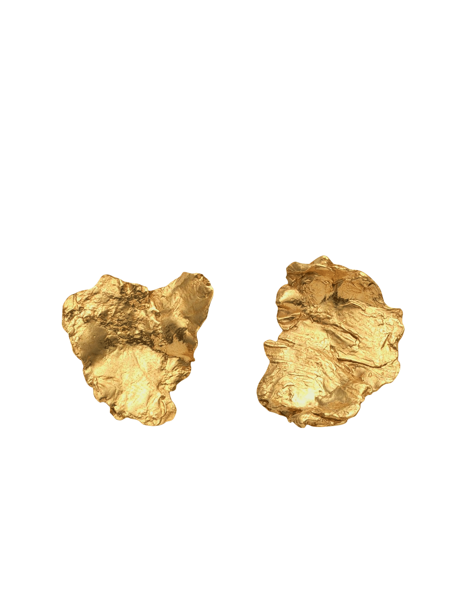 Artemis Earrings Gold in Gold made by Eva Remenyi