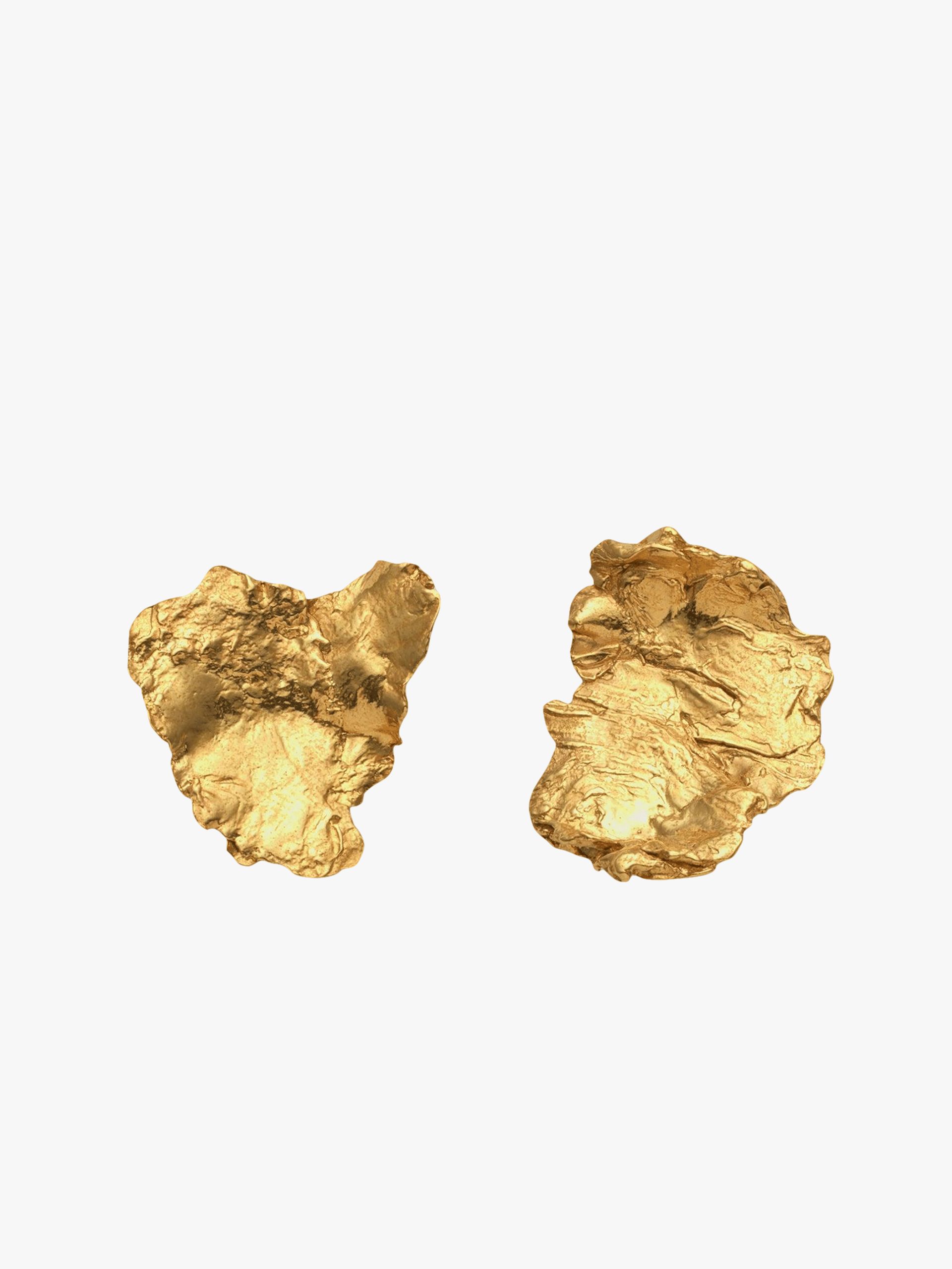 Artemis Earrings Gold in Gold made by Eva Remenyi