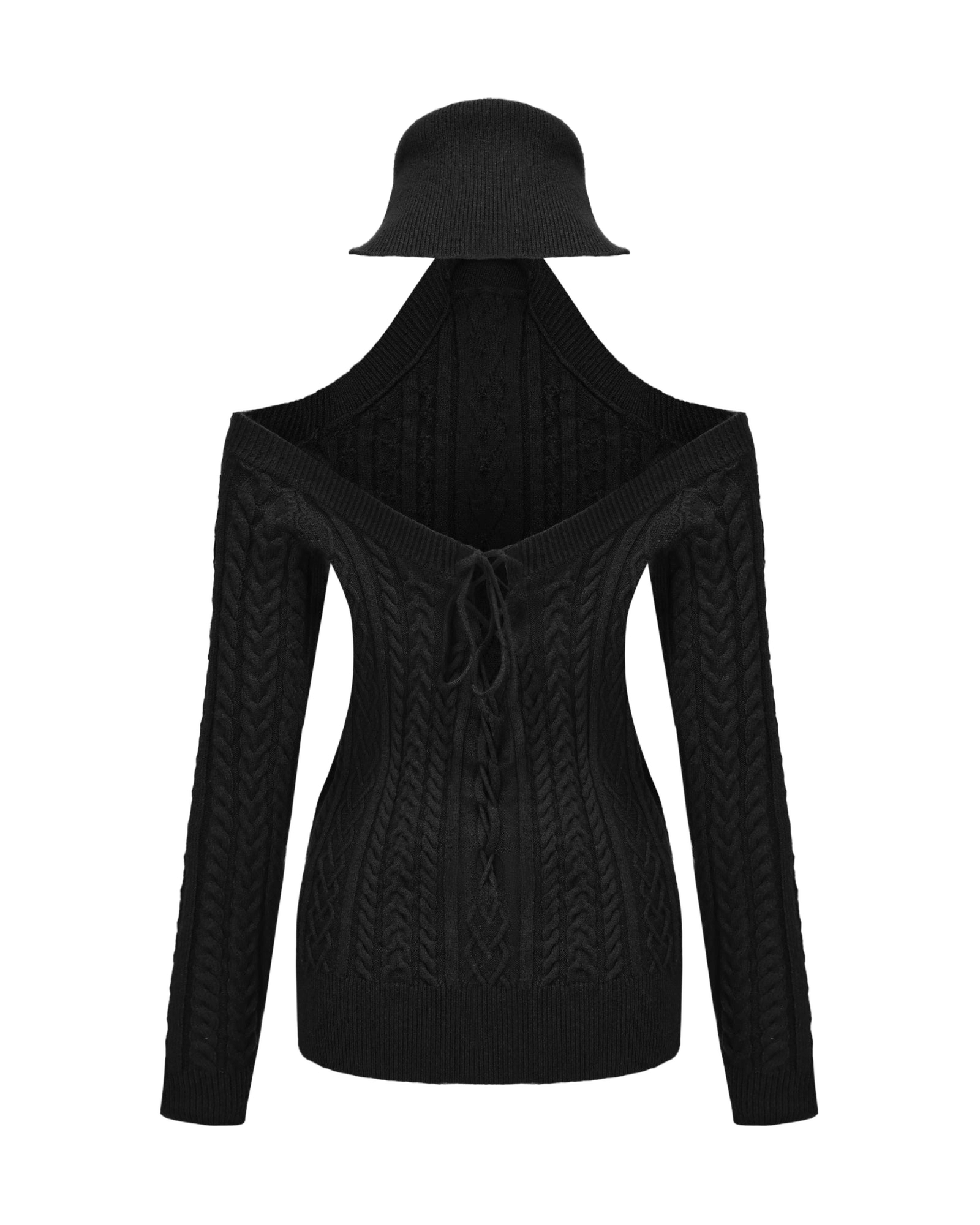 Margo Knit Dress (Black) made by Nana Jacqueline