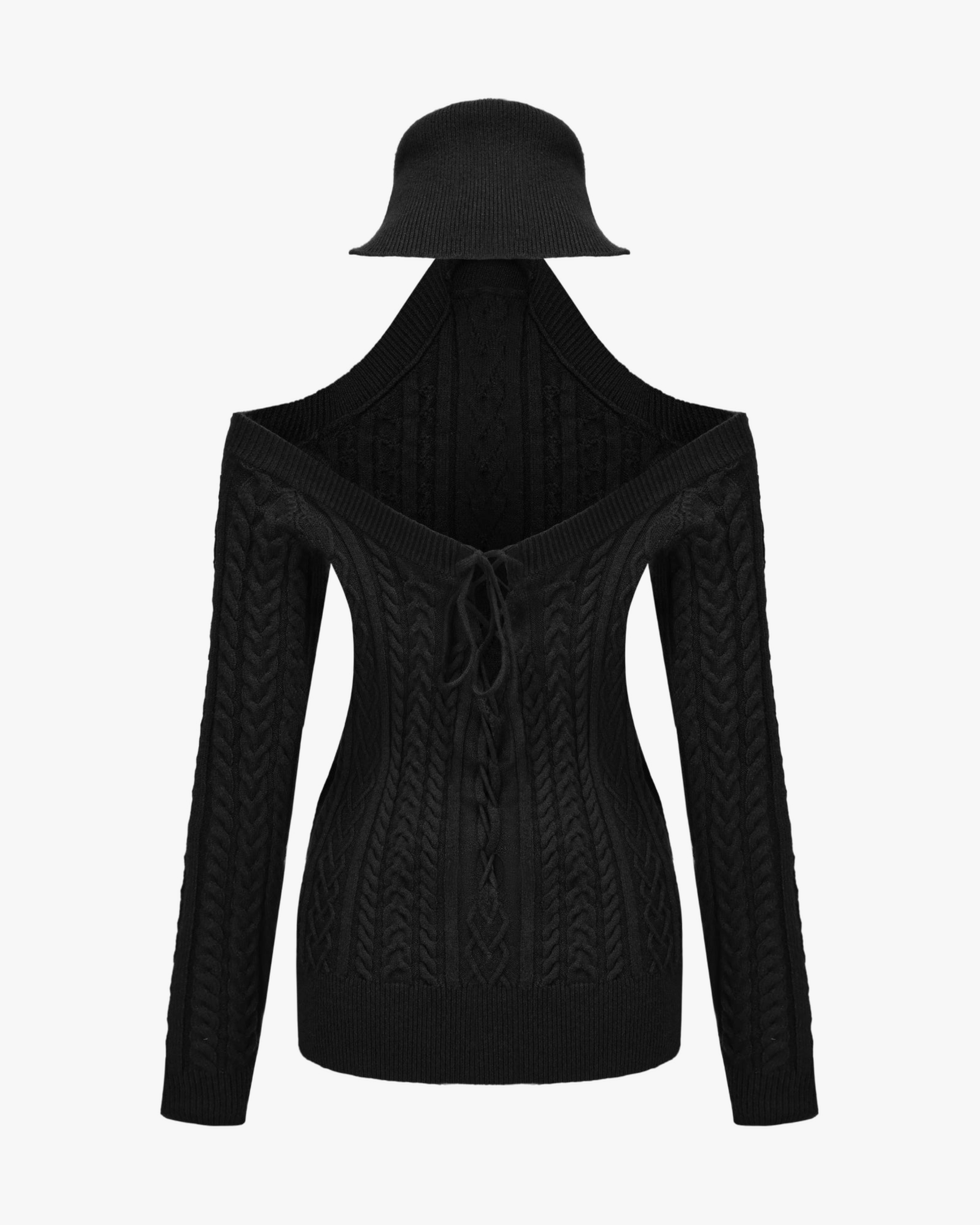 Margo Knit Dress (Black) made by Nana Jacqueline