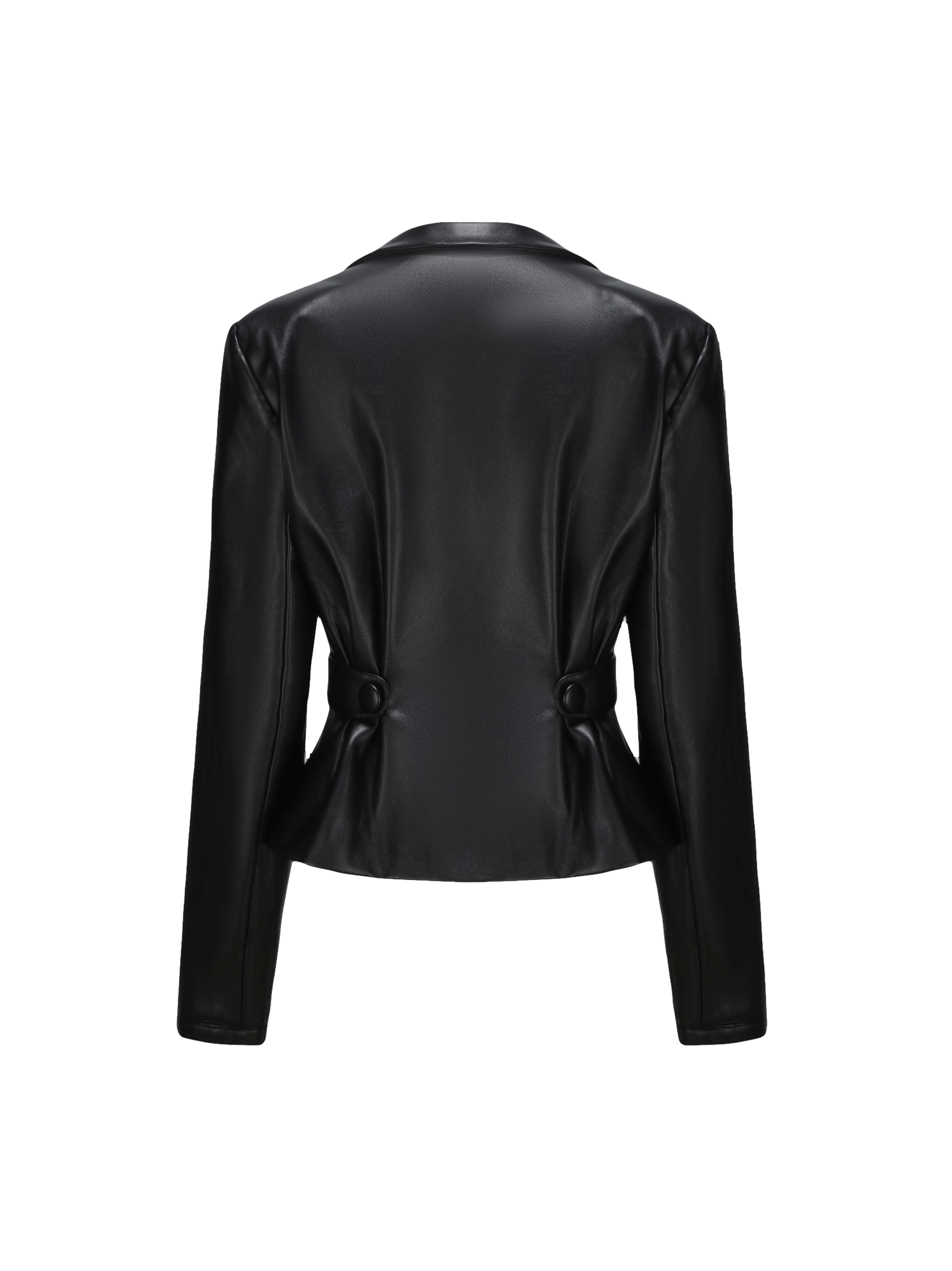 Lucy Leather Jacket in Black made by Nana Jacqueline