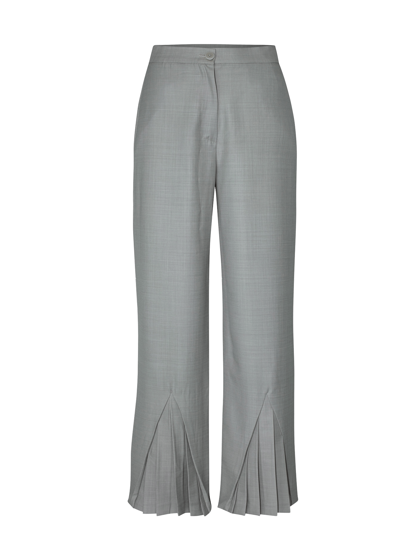 ARRIETY Grey Hem Pleated Pants made by MAET