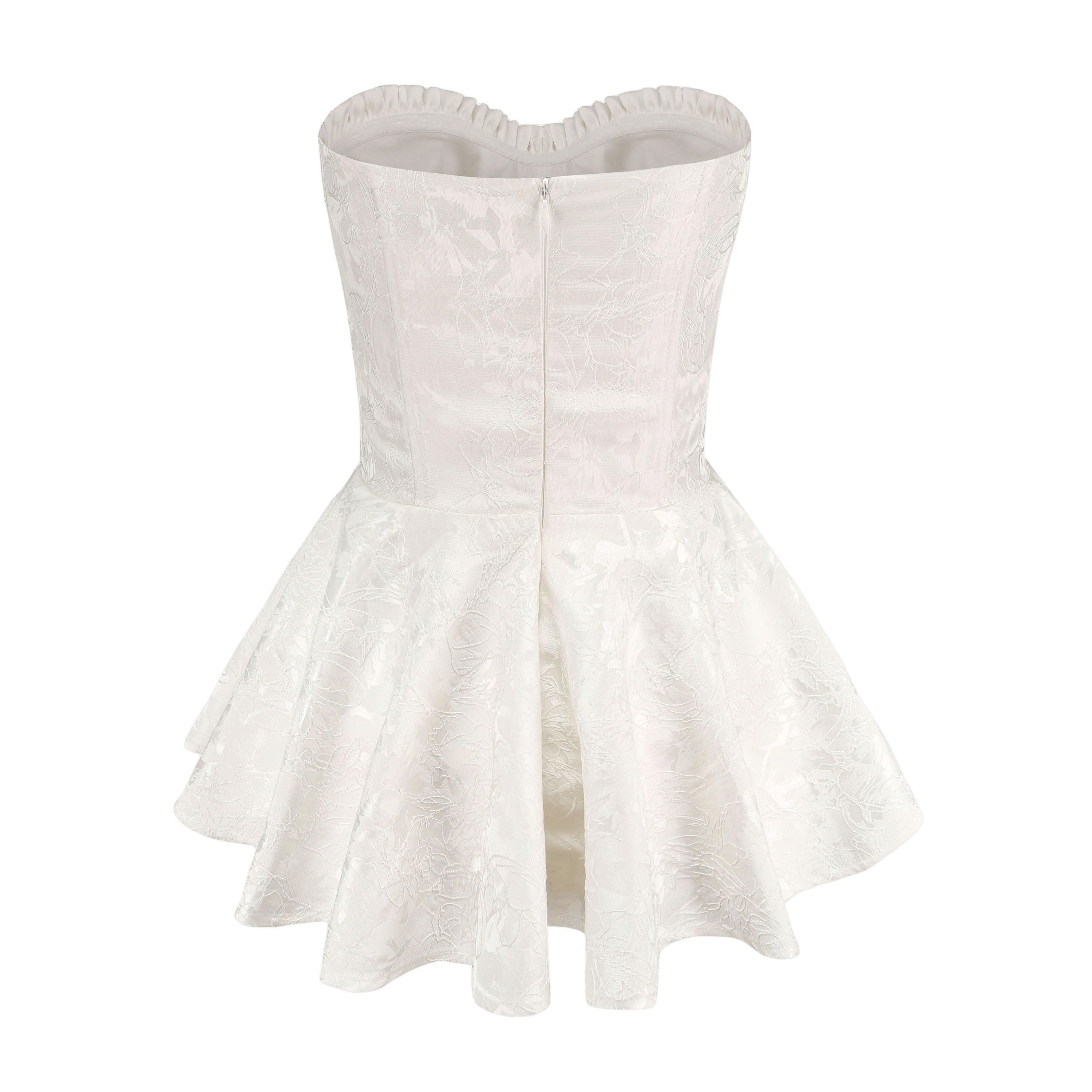 Airina Dress White in White made by Nana Jacqueline