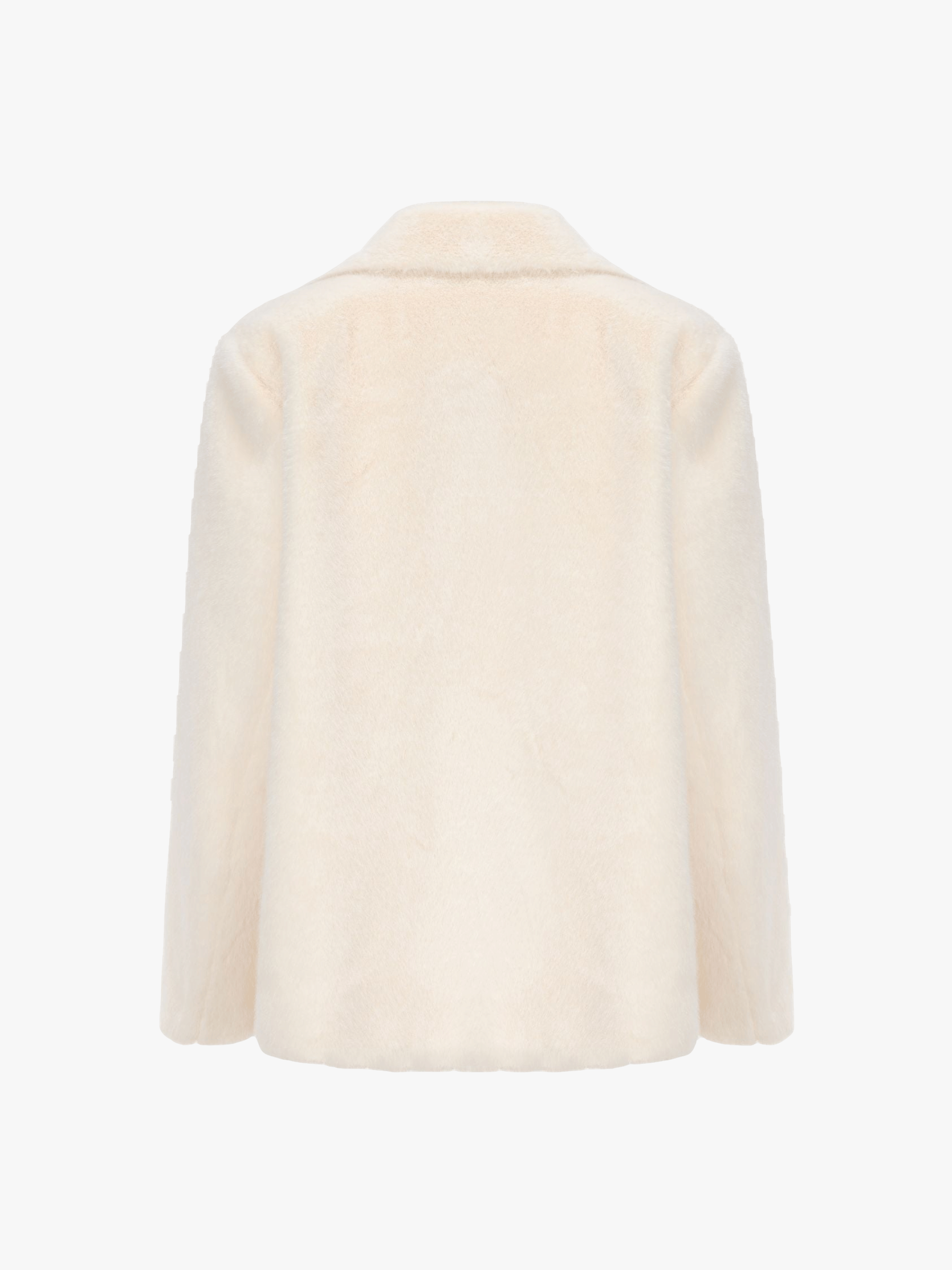 Phoebe Fur Jacket (White) in White made by Nana Jacqueline