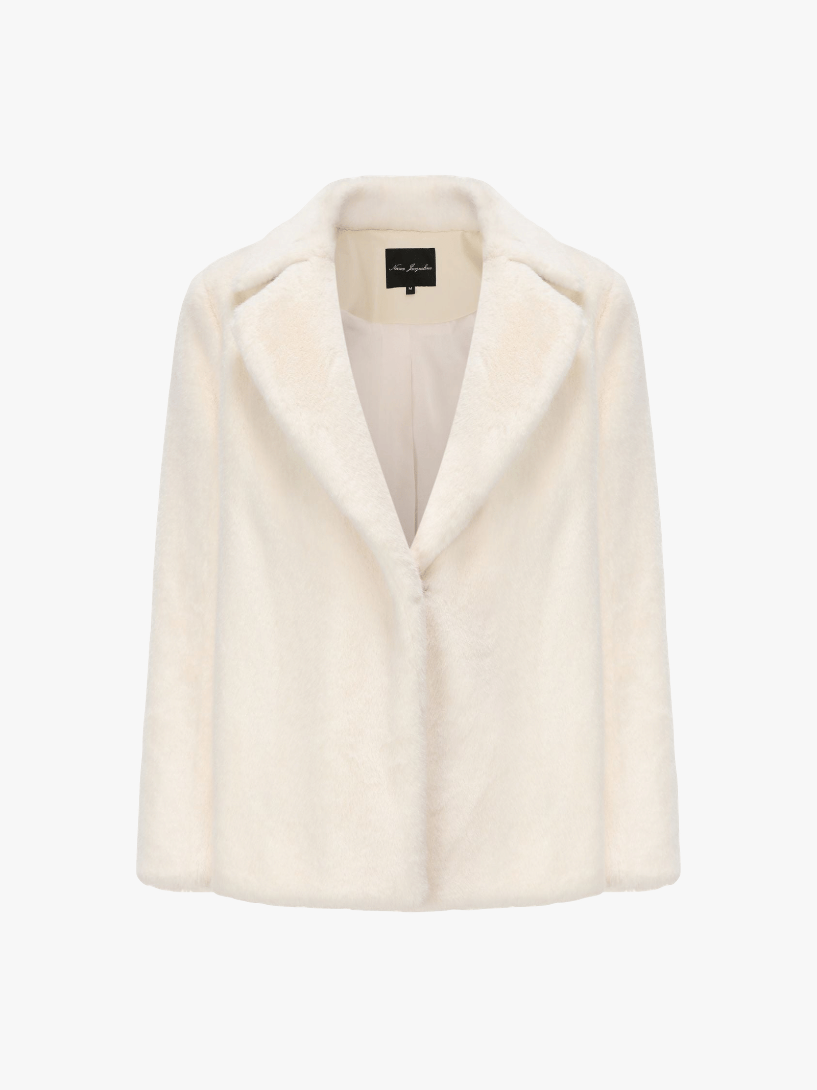 Phoebe Fur Jacket (White) in White made by Nana Jacqueline