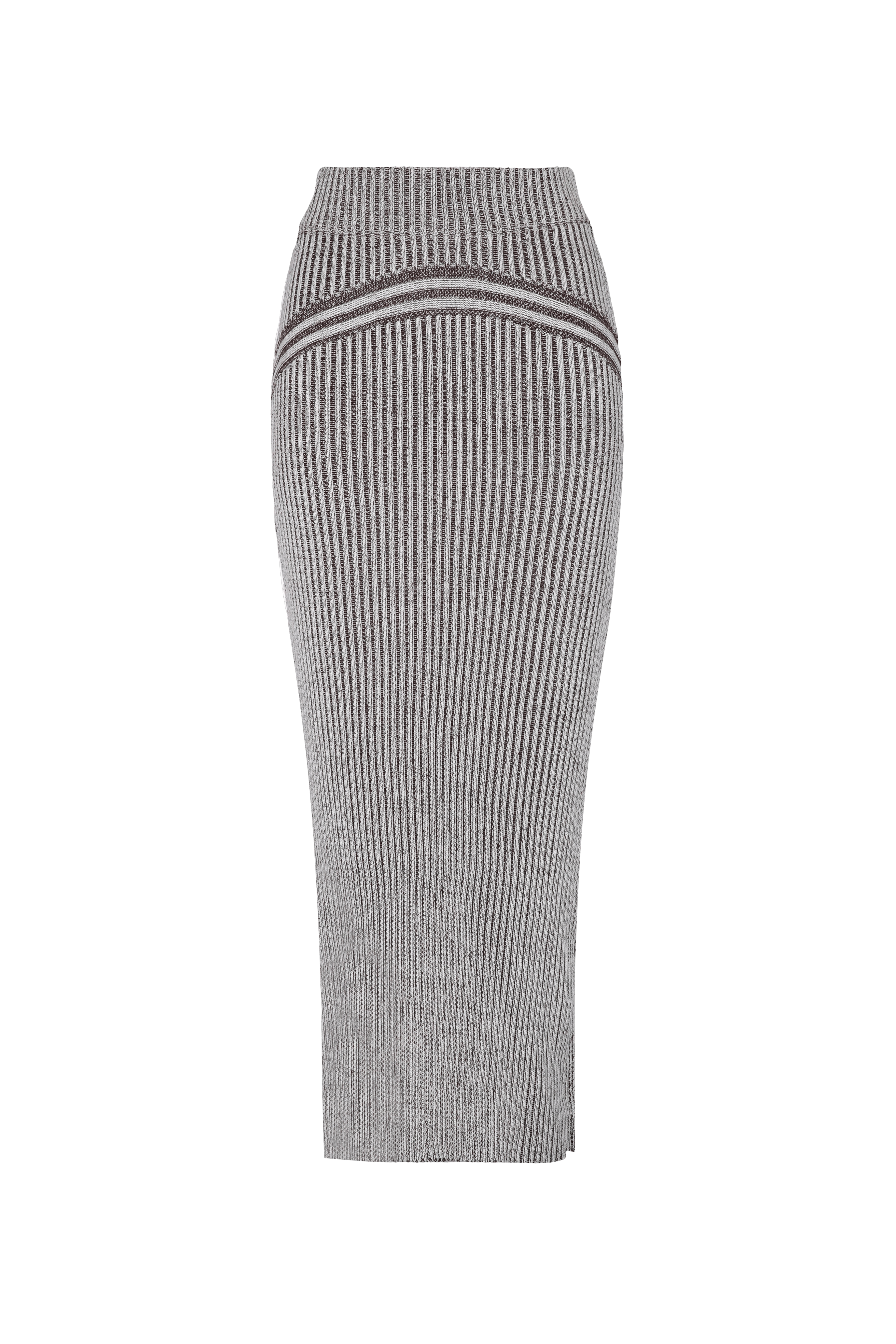 Corriente Skirt Ivory Brown made by Peregrina