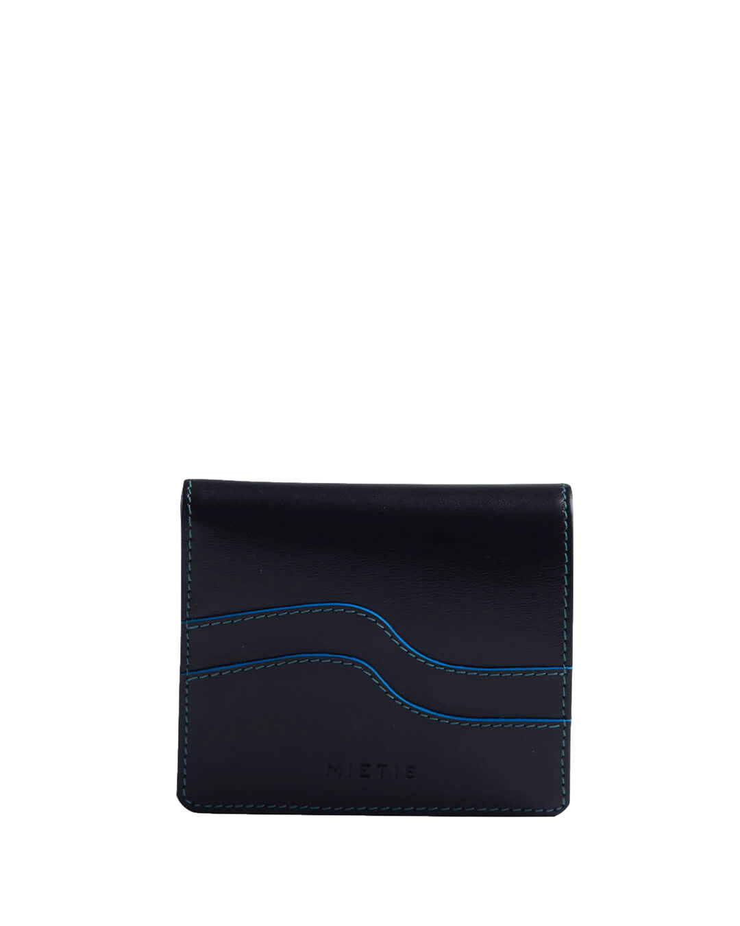 Waves Wallet Black in Black made by Mietis