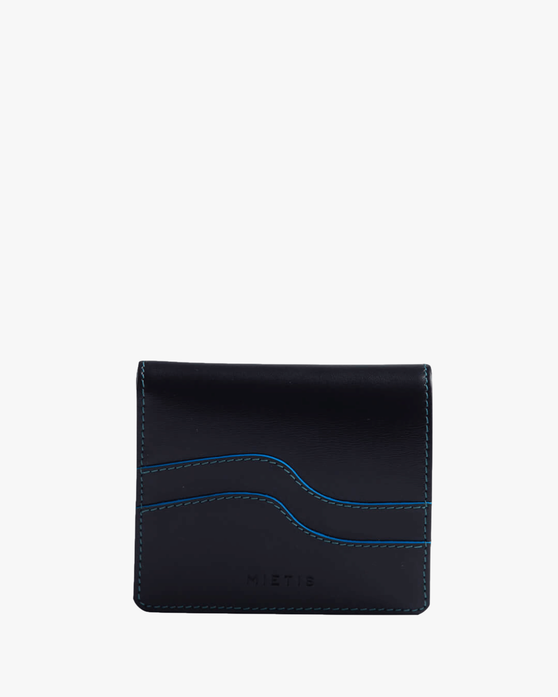 Waves Wallet Black in Black made by Mietis