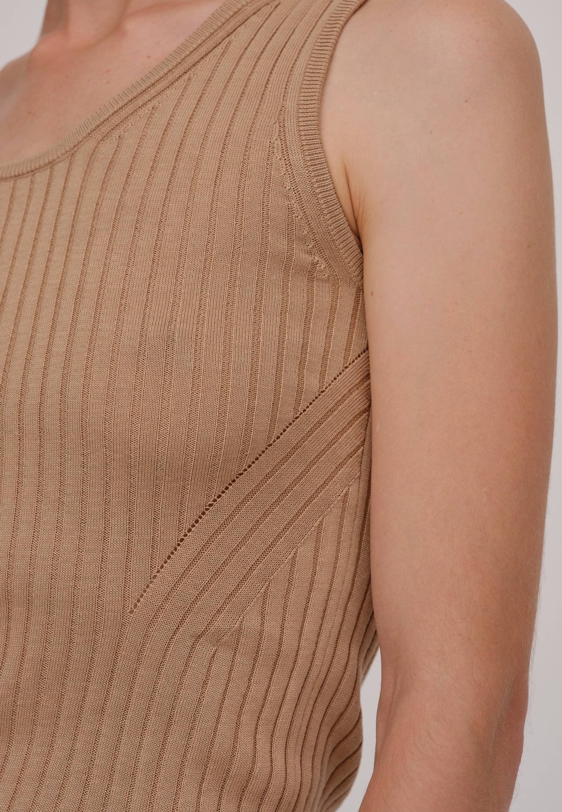 Tripa Knit top - Croissant made by HERSKIND